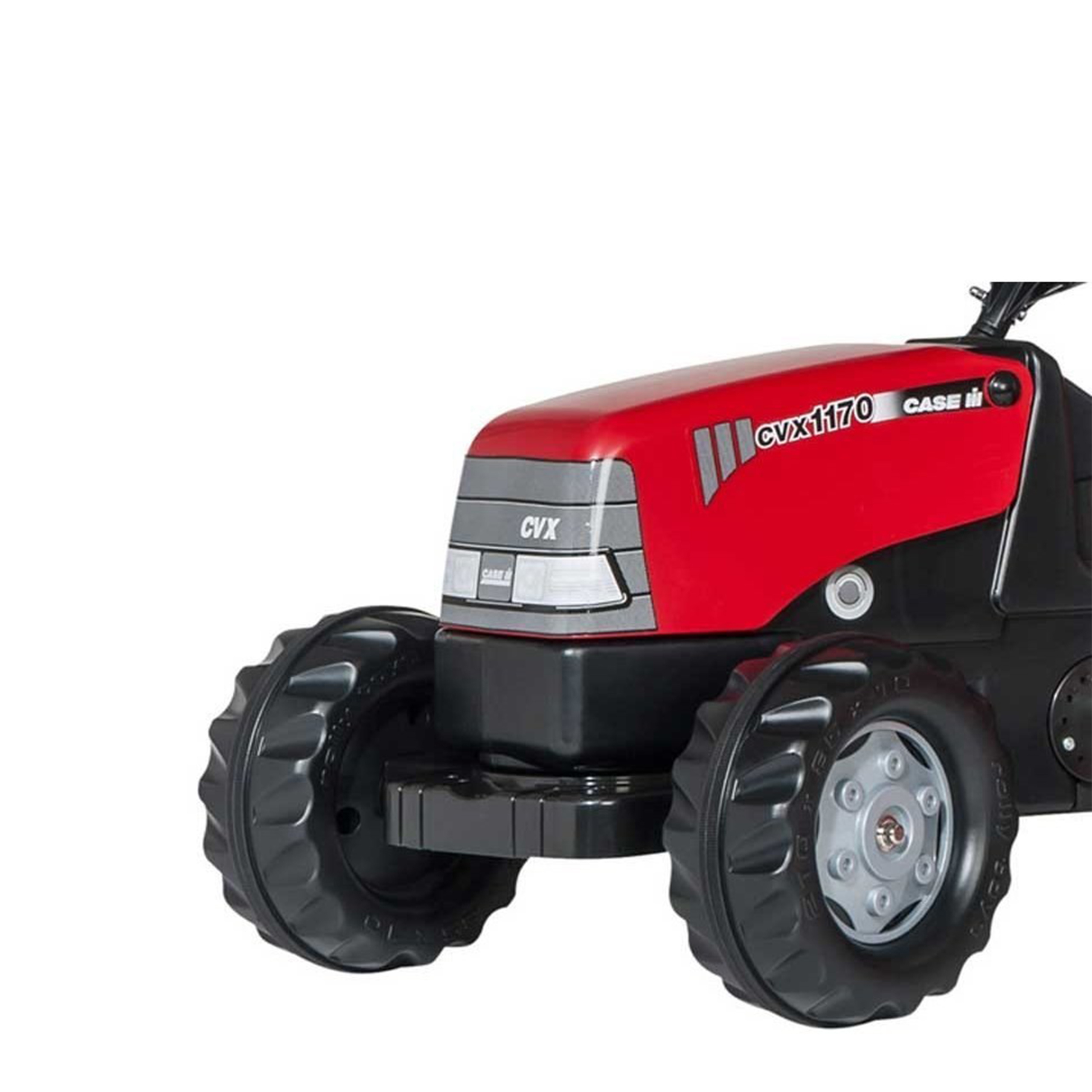 Rollykid case 1170 cvx traktor na pedały z przyczepką case czerwony