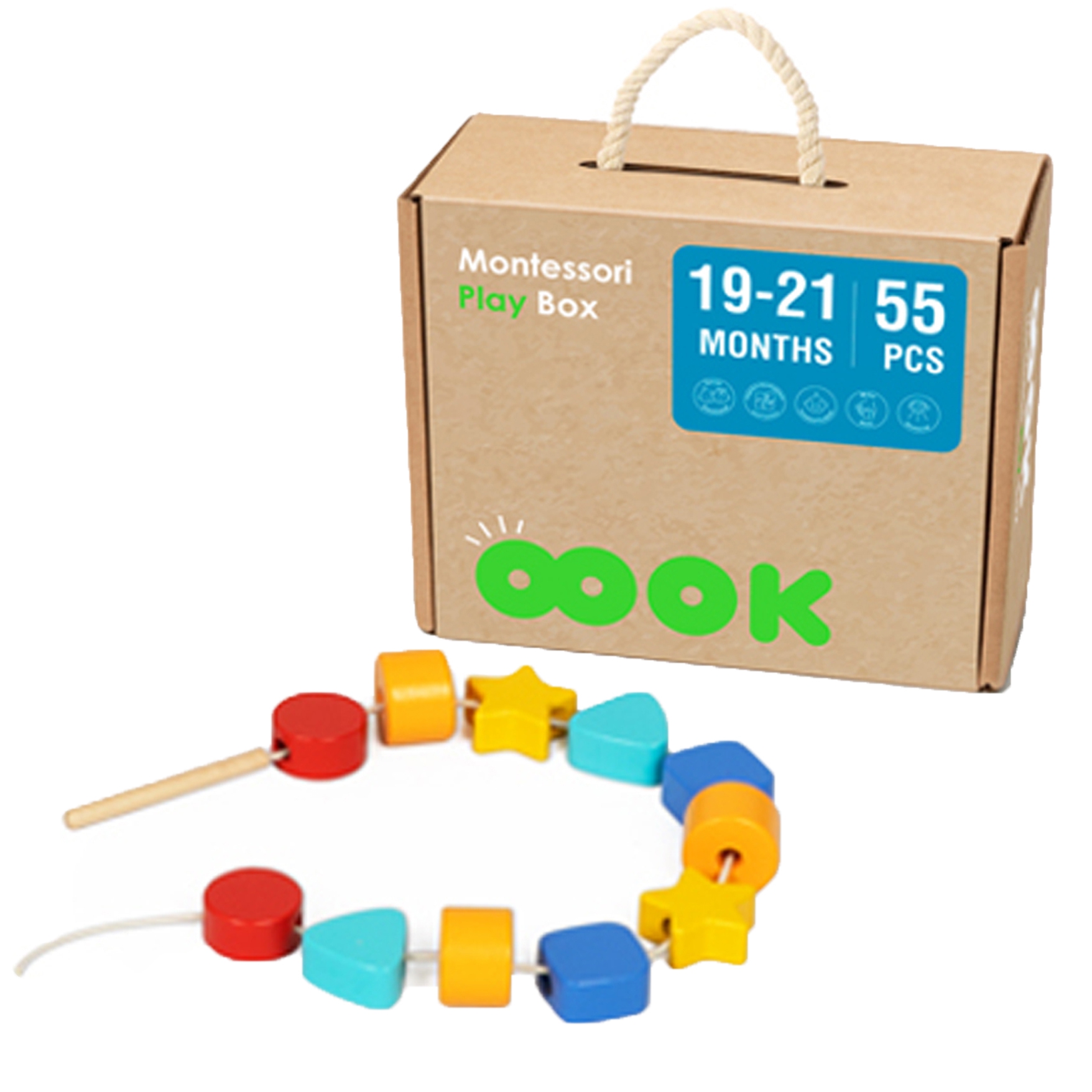 Box pudełko xxl montessori edukacyjne 7w1 sensoryczne 19-21 mies.