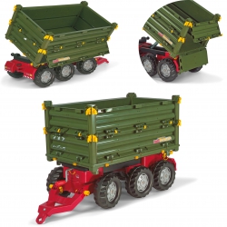  Rolly Toys Wielka Przyczepa, 3 osie Multi Trailer