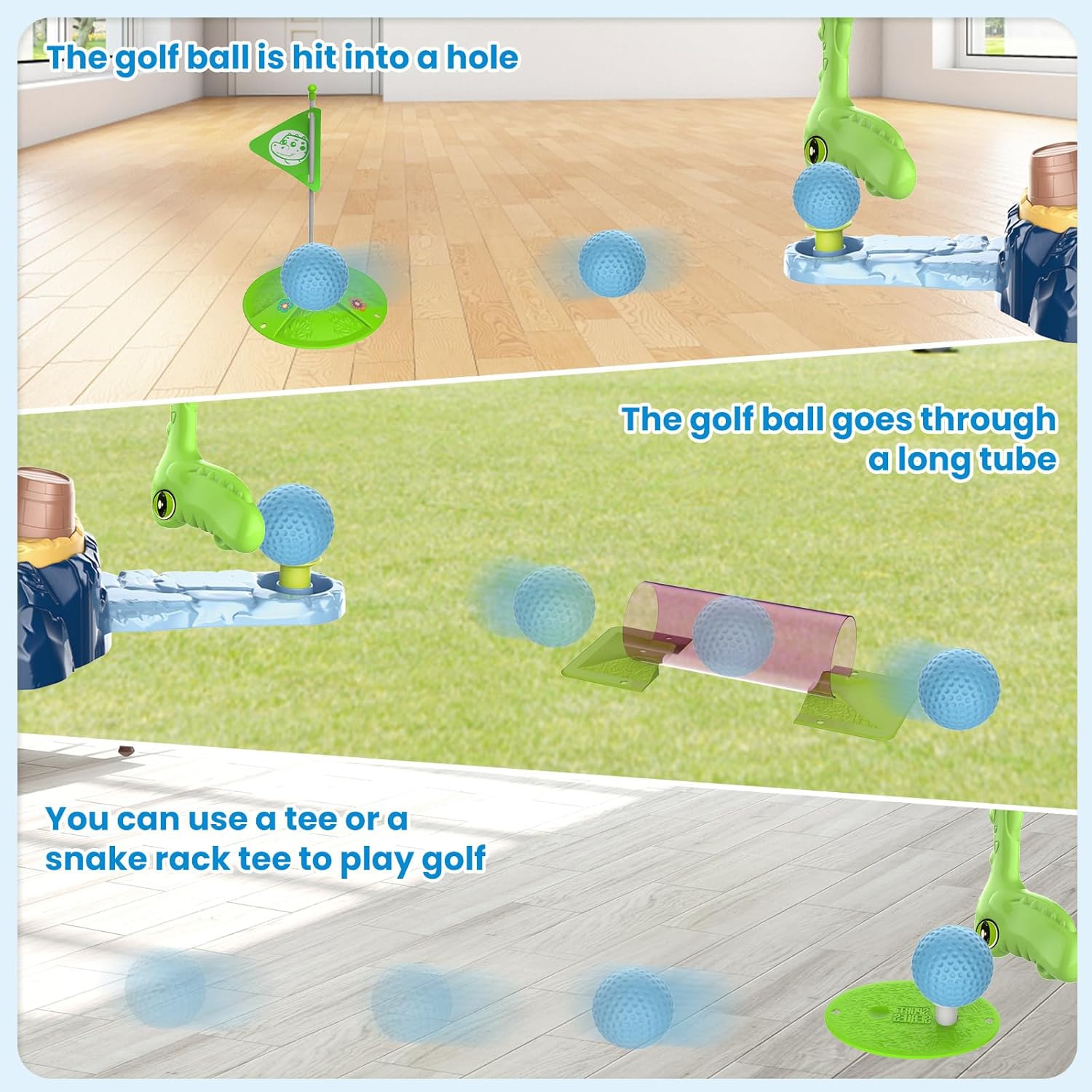 Gra zręcznościowa mini golf snake golf