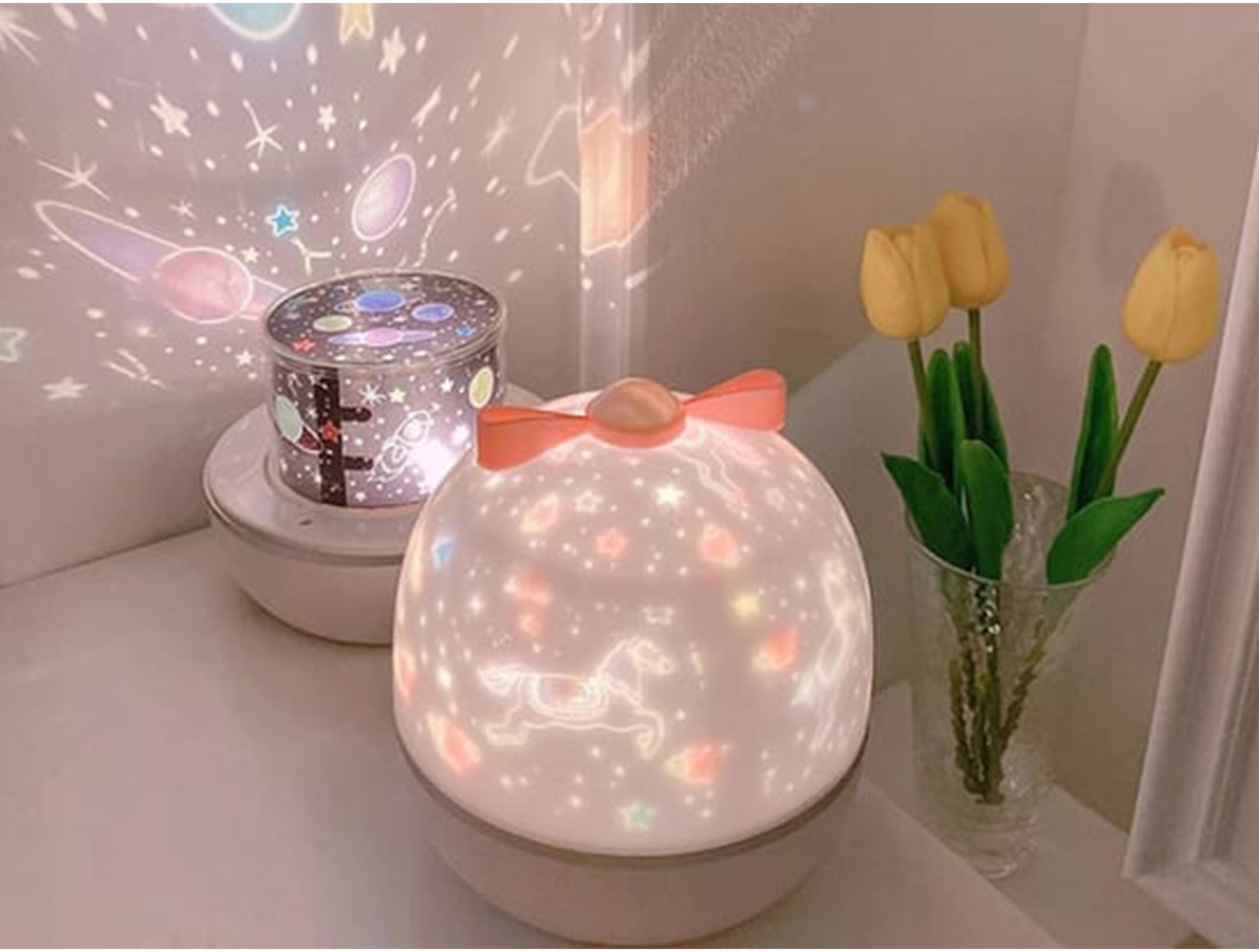 Projektor gwiazd "magiczne sny" - rzutnik led 6 trybów