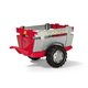 ***Rolly Toys traktor na pedały Junior RT czerwony z przyczepą i łyżką New