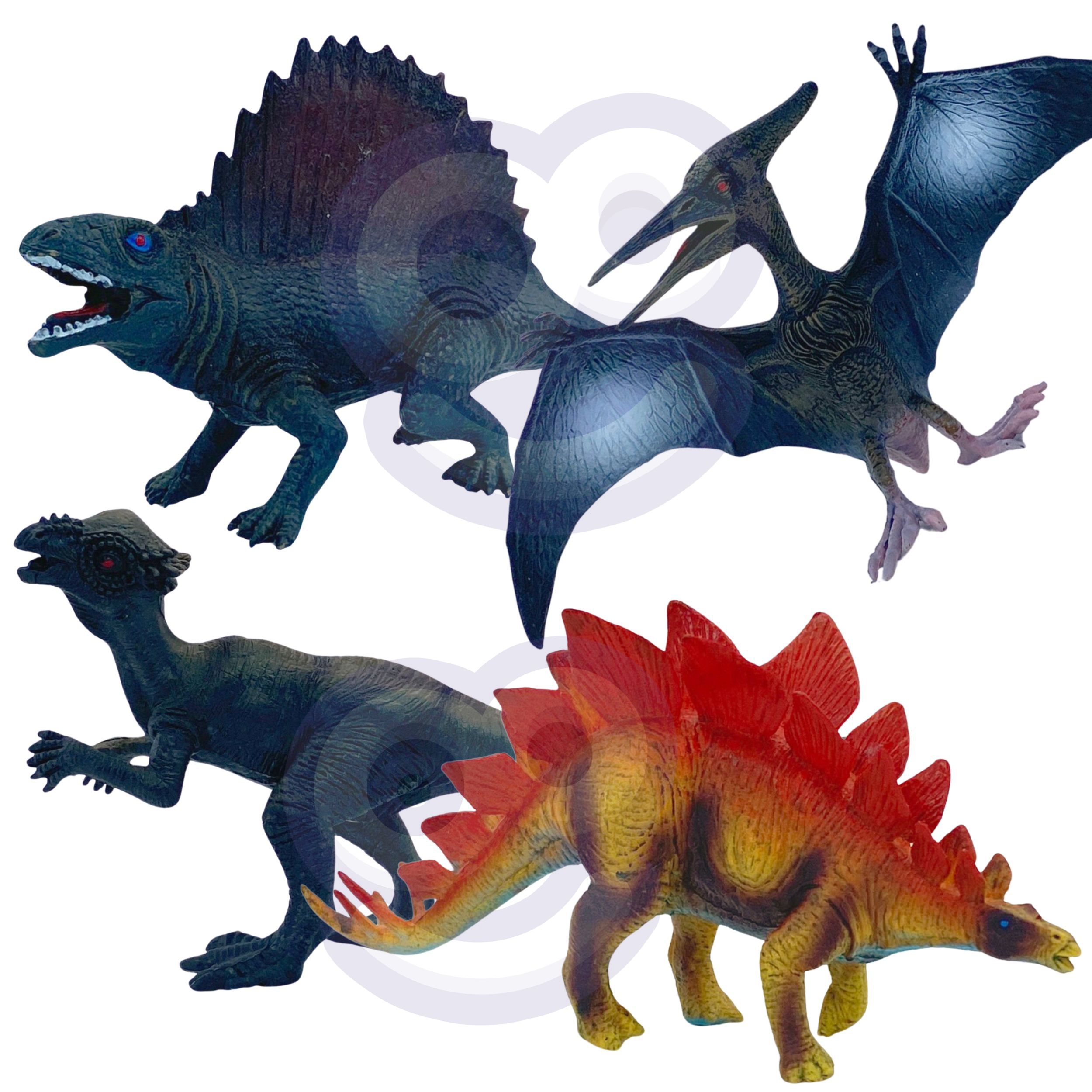 Zestaw figurki dinozaury xl + mata