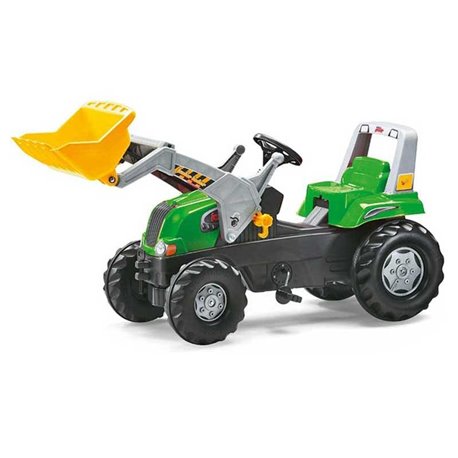 Rolly Toys Duży Traktor z Łyżką regulowane siedzenie Nakładki na Koła