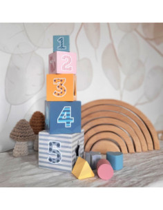 Viga Klocki Drewniana Układanka 2