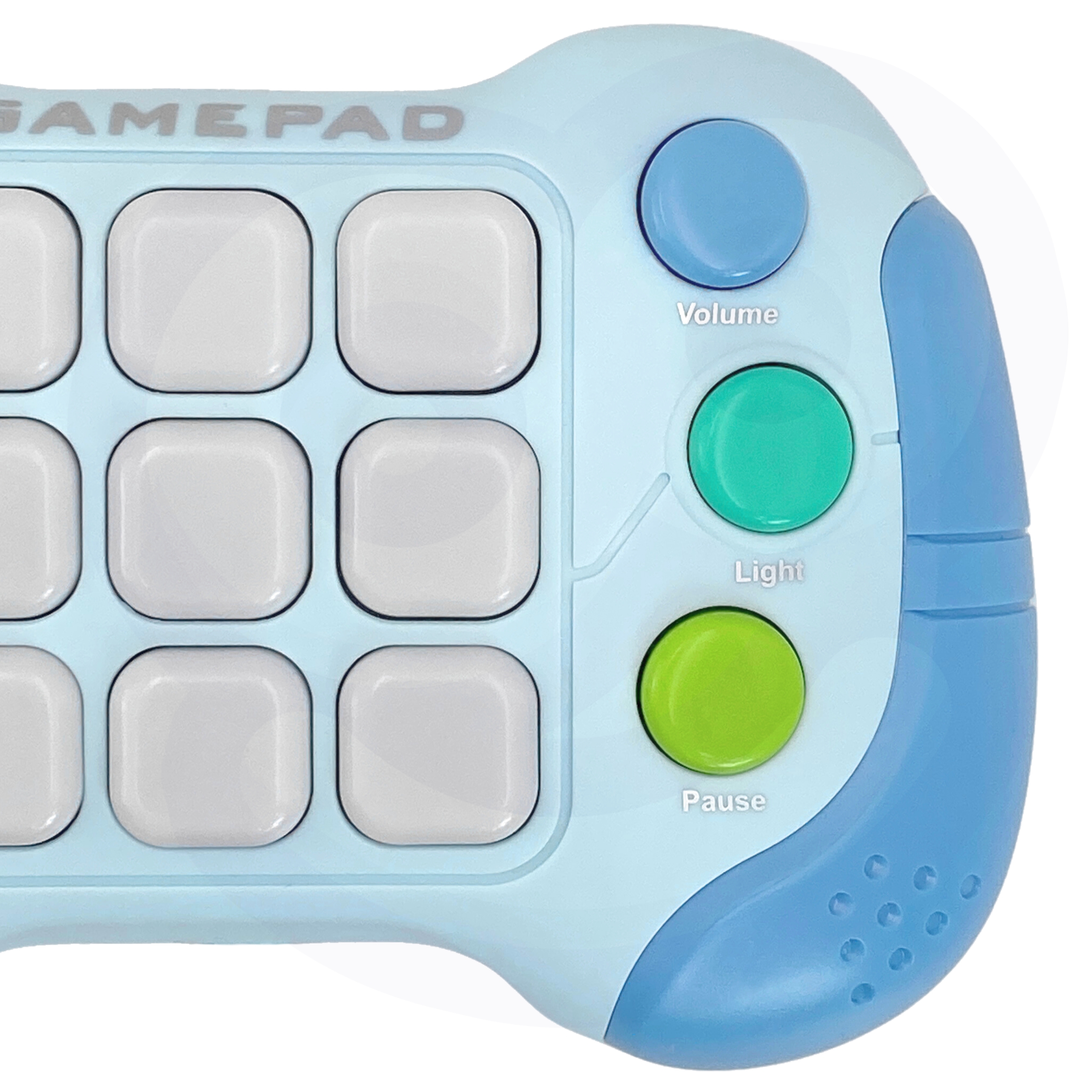 Elektroniczna gra zręcznościowa pop-it fidget toy gamepad niebieski
