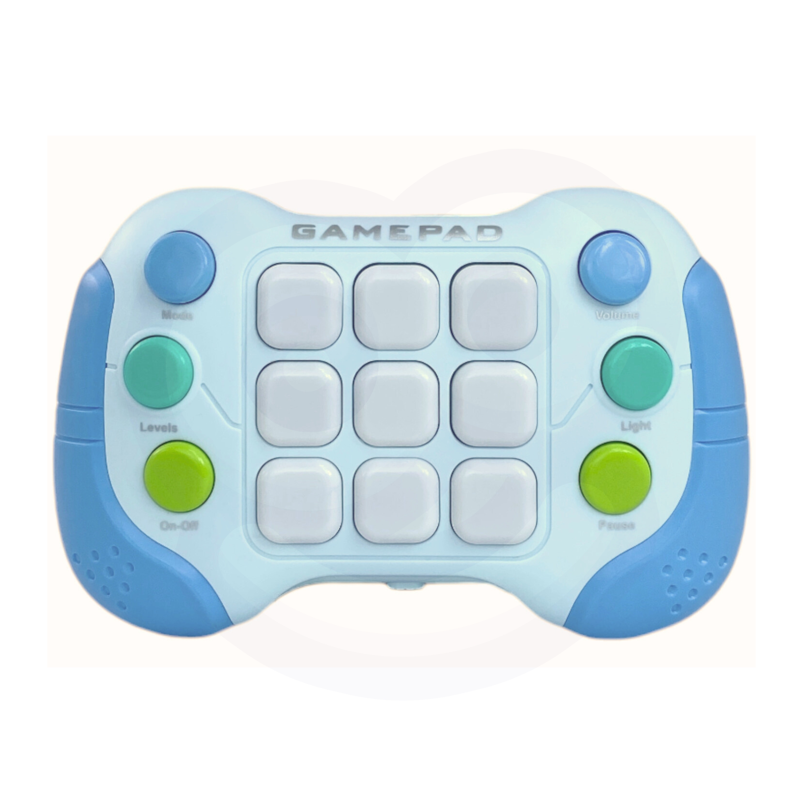 Elektroniczna gra zręcznościowa pop-it fidget toy gamepad niebieski