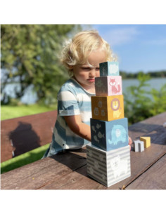 Viga Klocki Drewniana Układanka 2