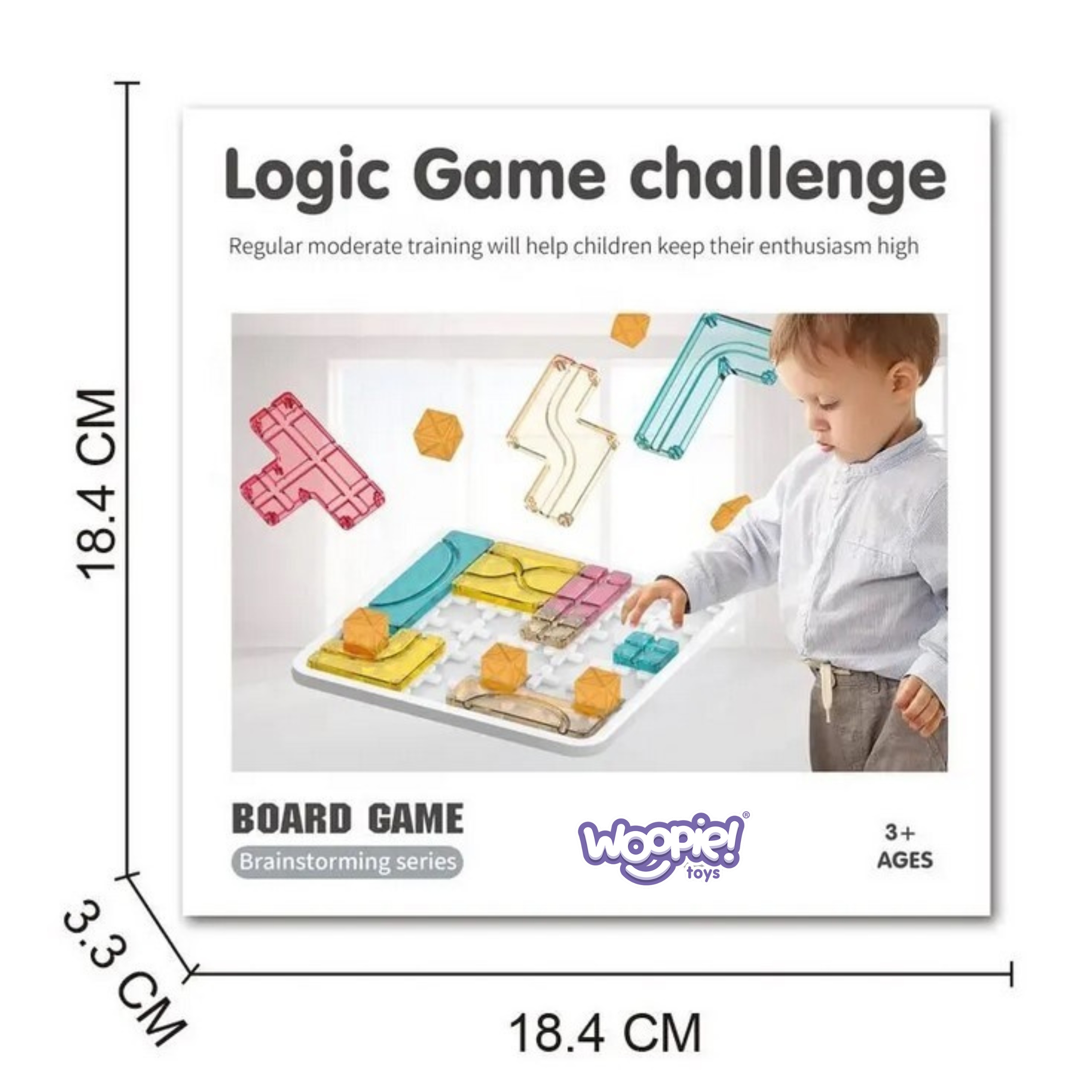 Zestaw gier planszowych logicznych 10w1
