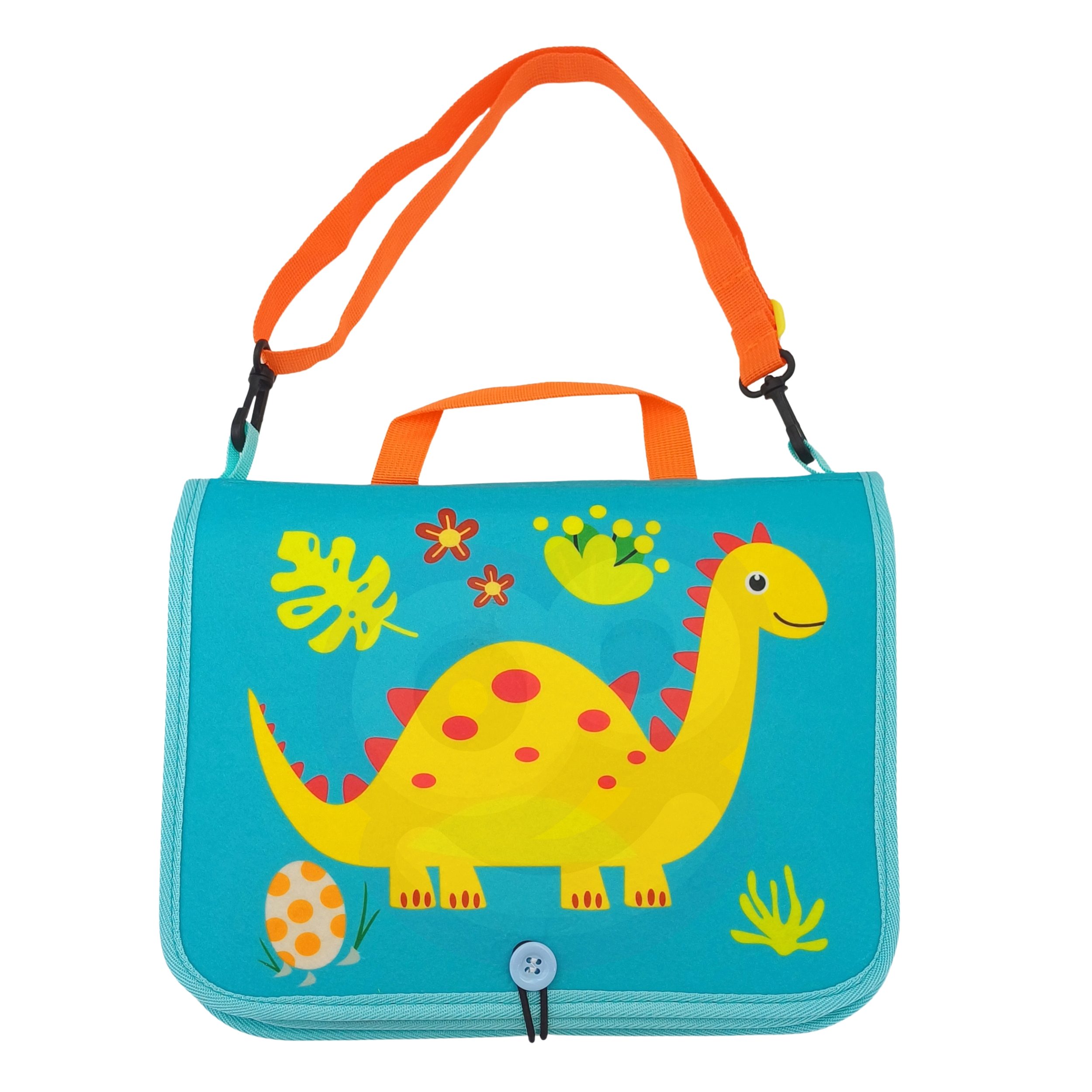 Edukacyjna książeczka torba montessori - dinozaury