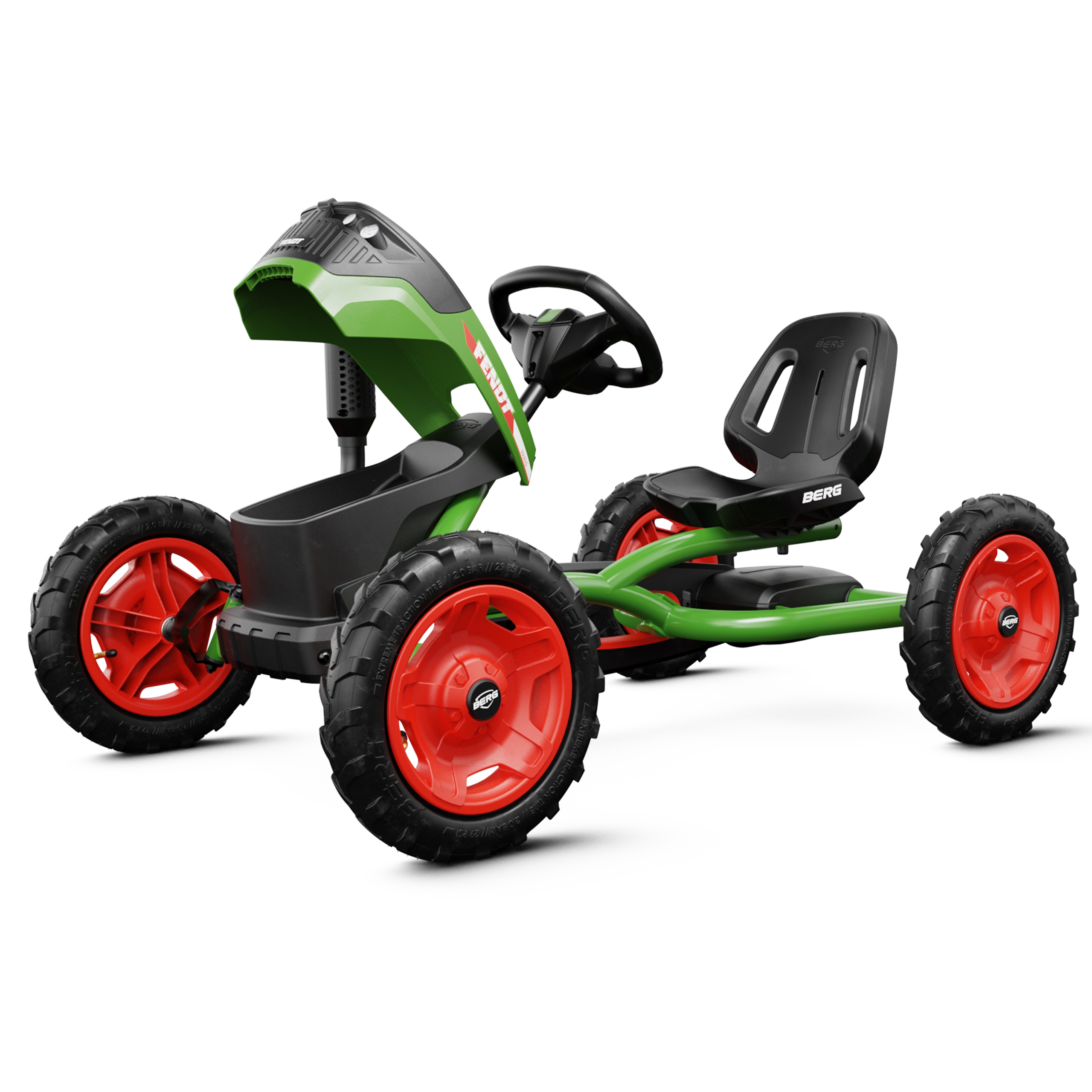 Gokart na pedały buddy fendt nowy model zielony