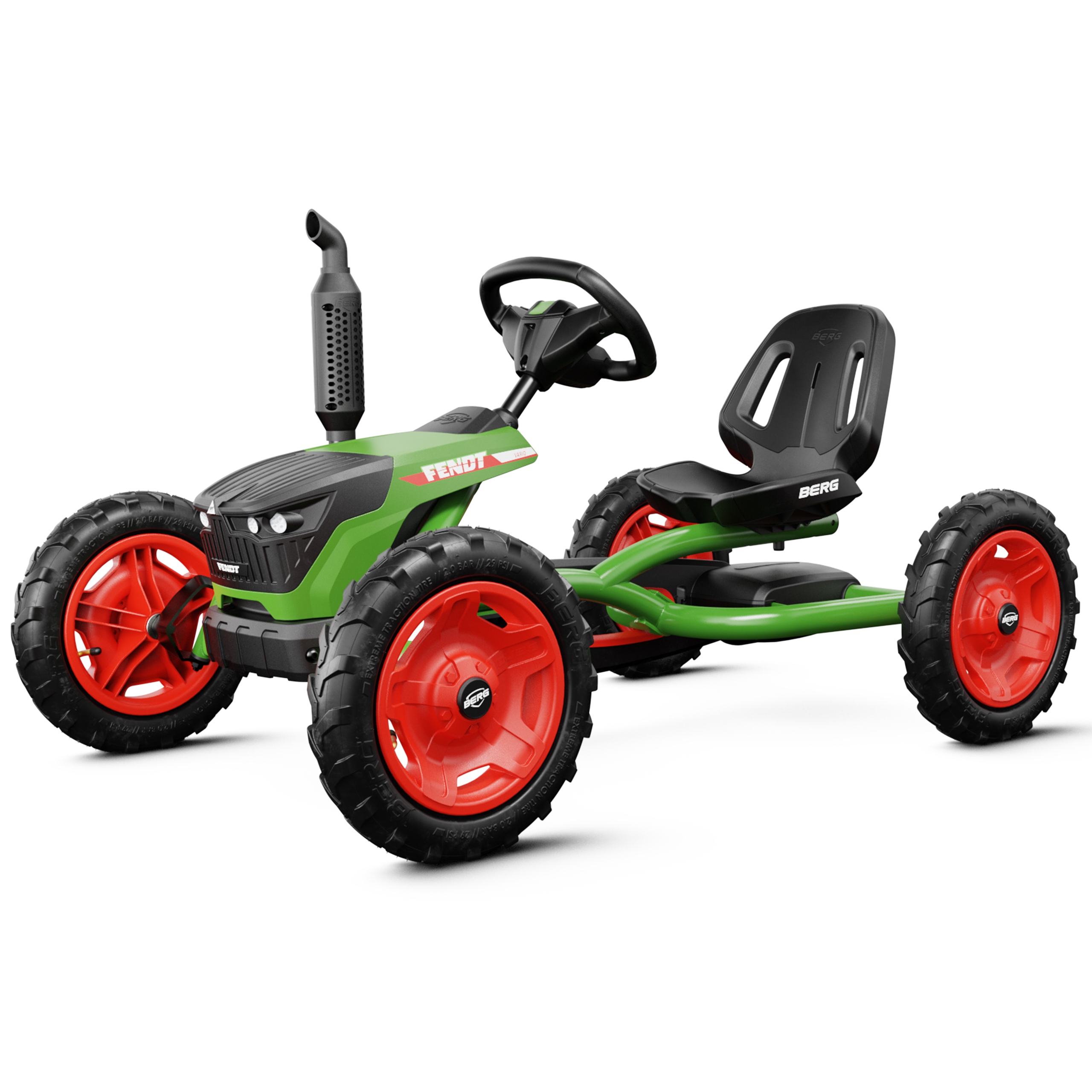 Gokart na pedały buddy fendt nowy model zielony