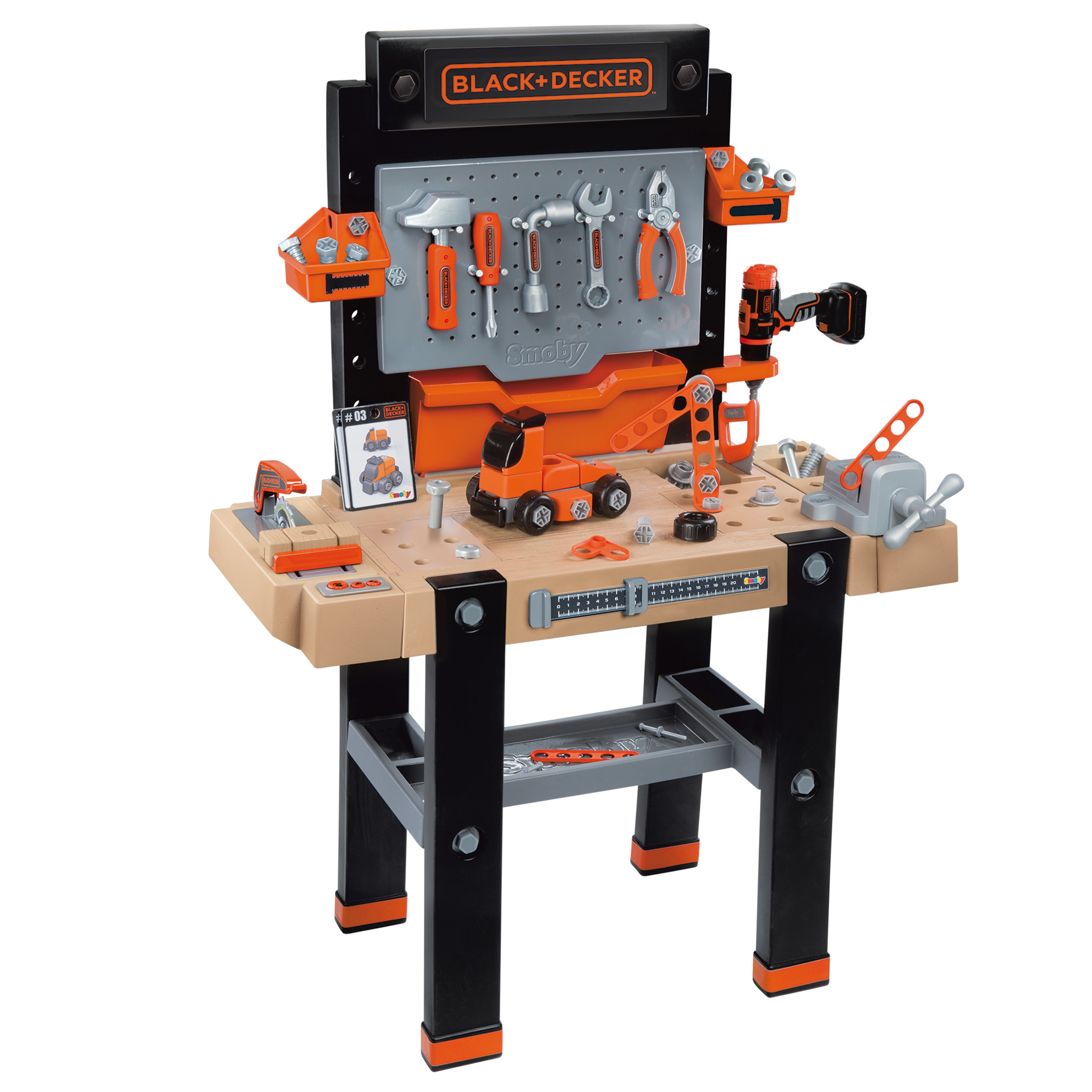 Duży warsztat black &amp; decker bricolo ultimate + 95 akcesoriów