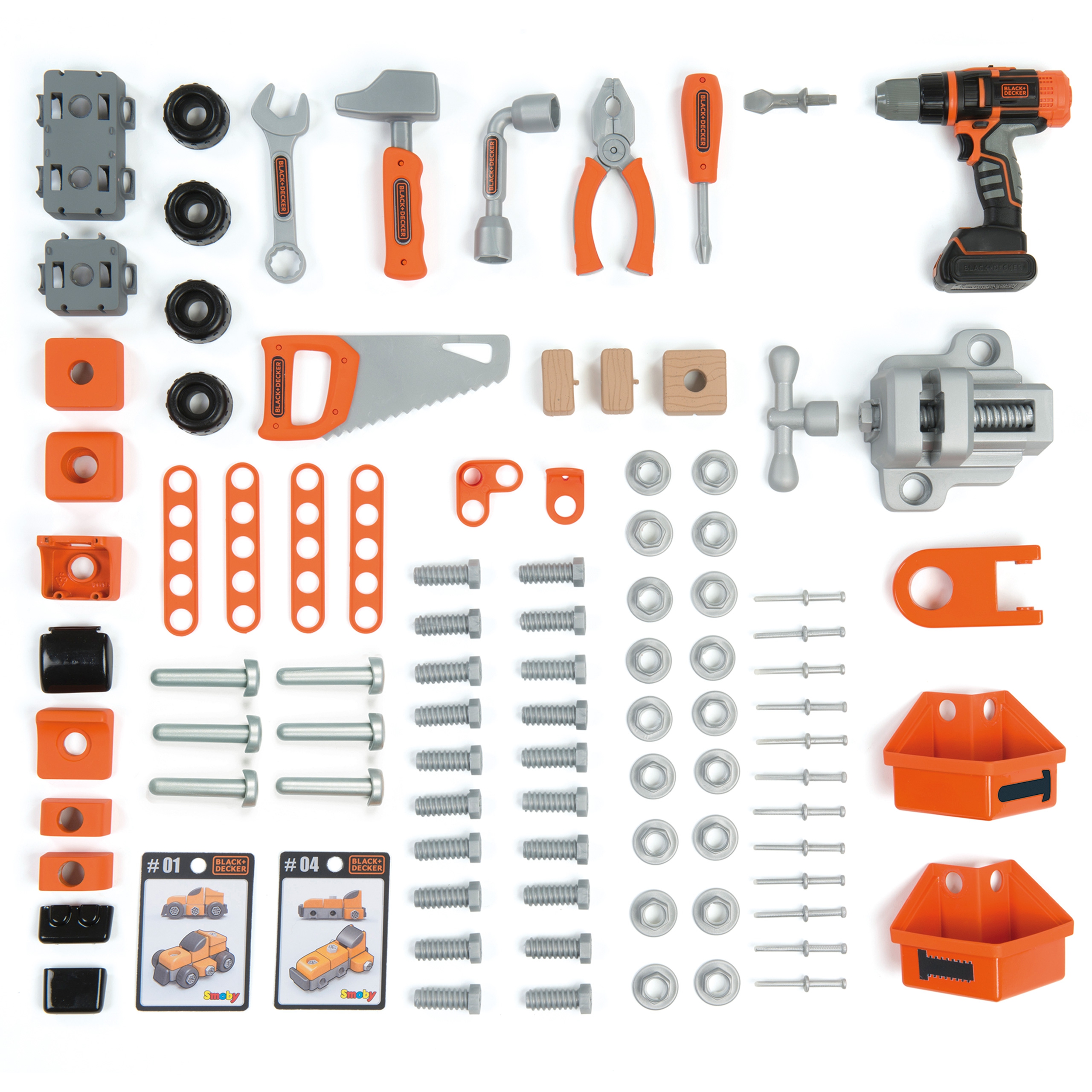 Duży warsztat black &amp; decker bricolo ultimate + 95 akcesoriów