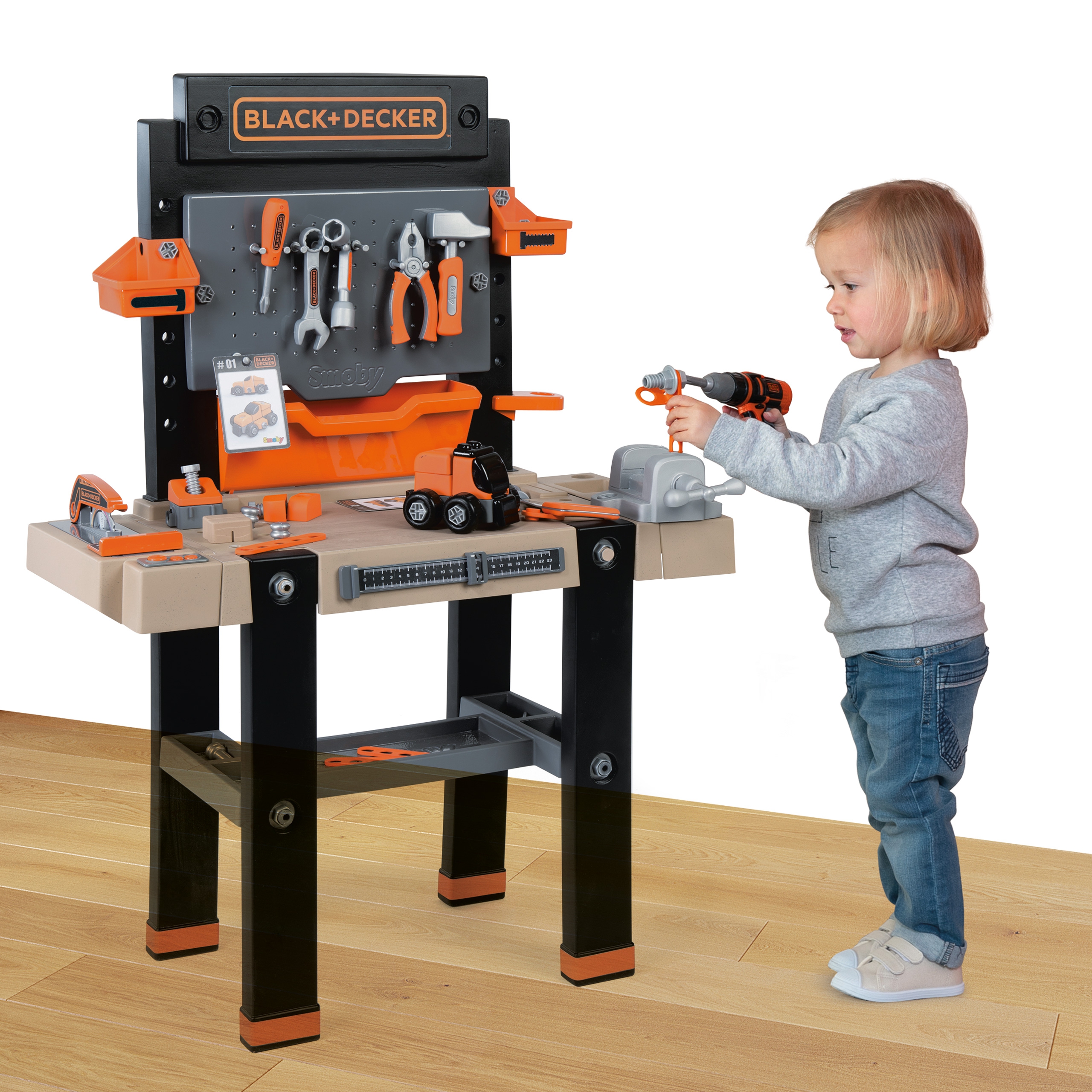 Duży warsztat black &amp; decker bricolo ultimate + 95 akcesoriów