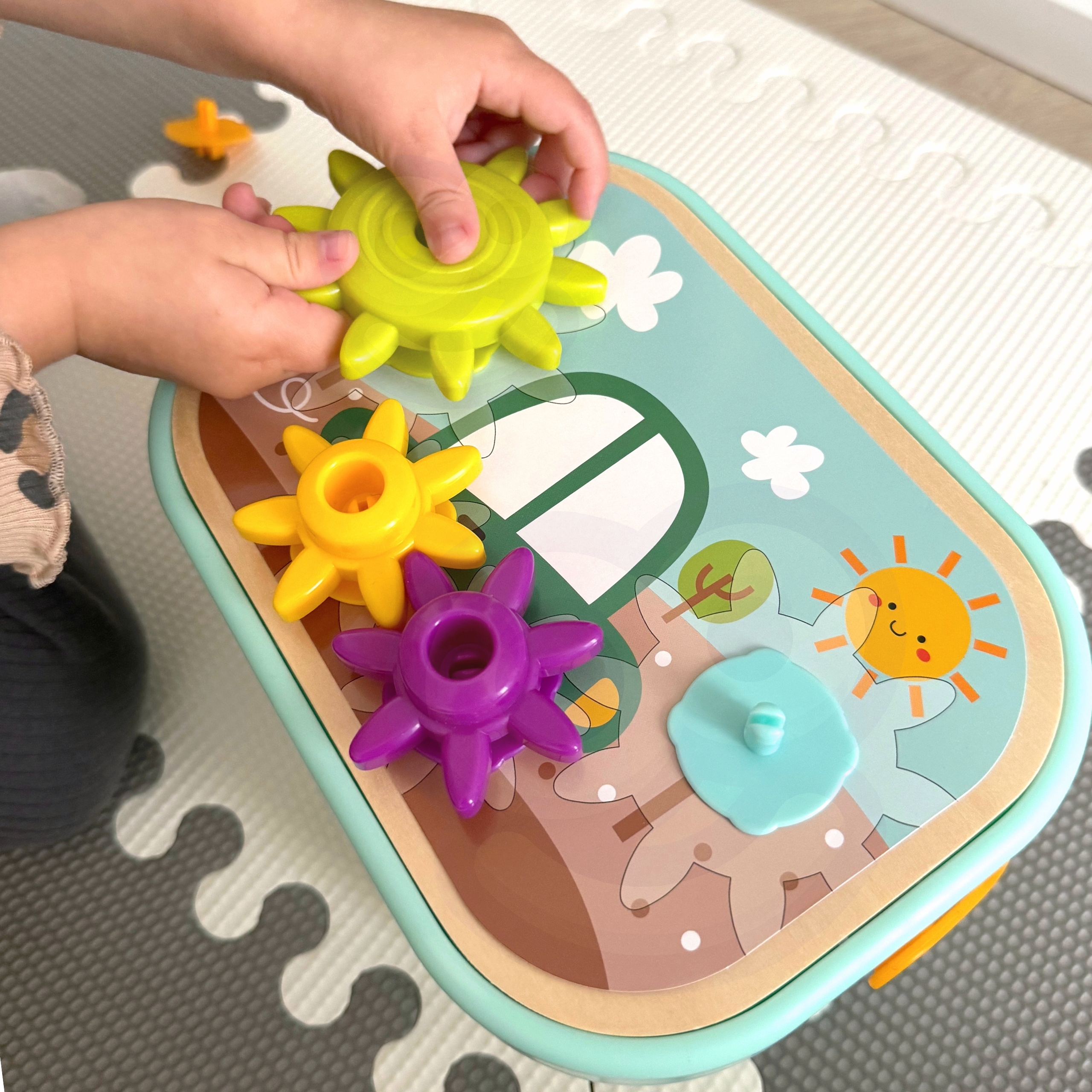 Konstrukcyjny box motoryczny montessori 12w1 fsc