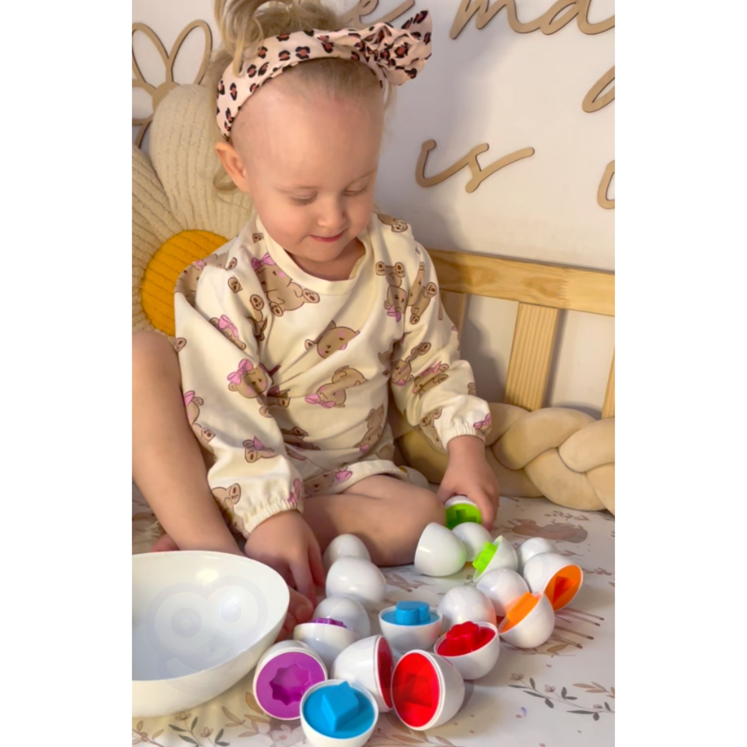 Edukacyjna kurka montessori sorter nauka kształtów