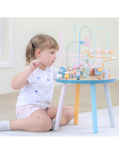 Drewniany Stolik Edukacyjny Manipulacyjny Przeplatanka Viga Toys
