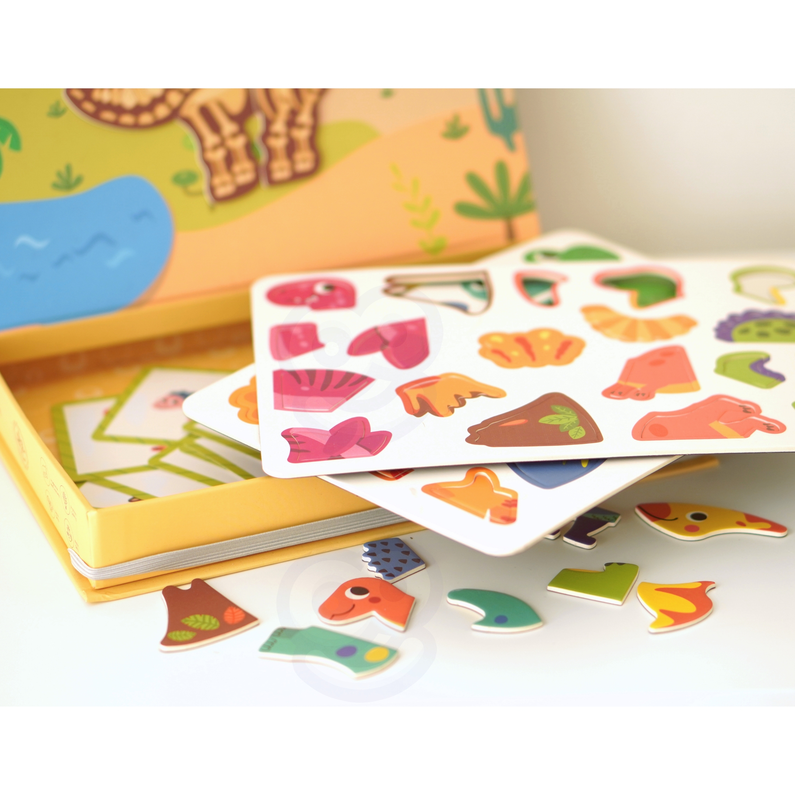 Układanka magnetyczna dinozaury puzzle