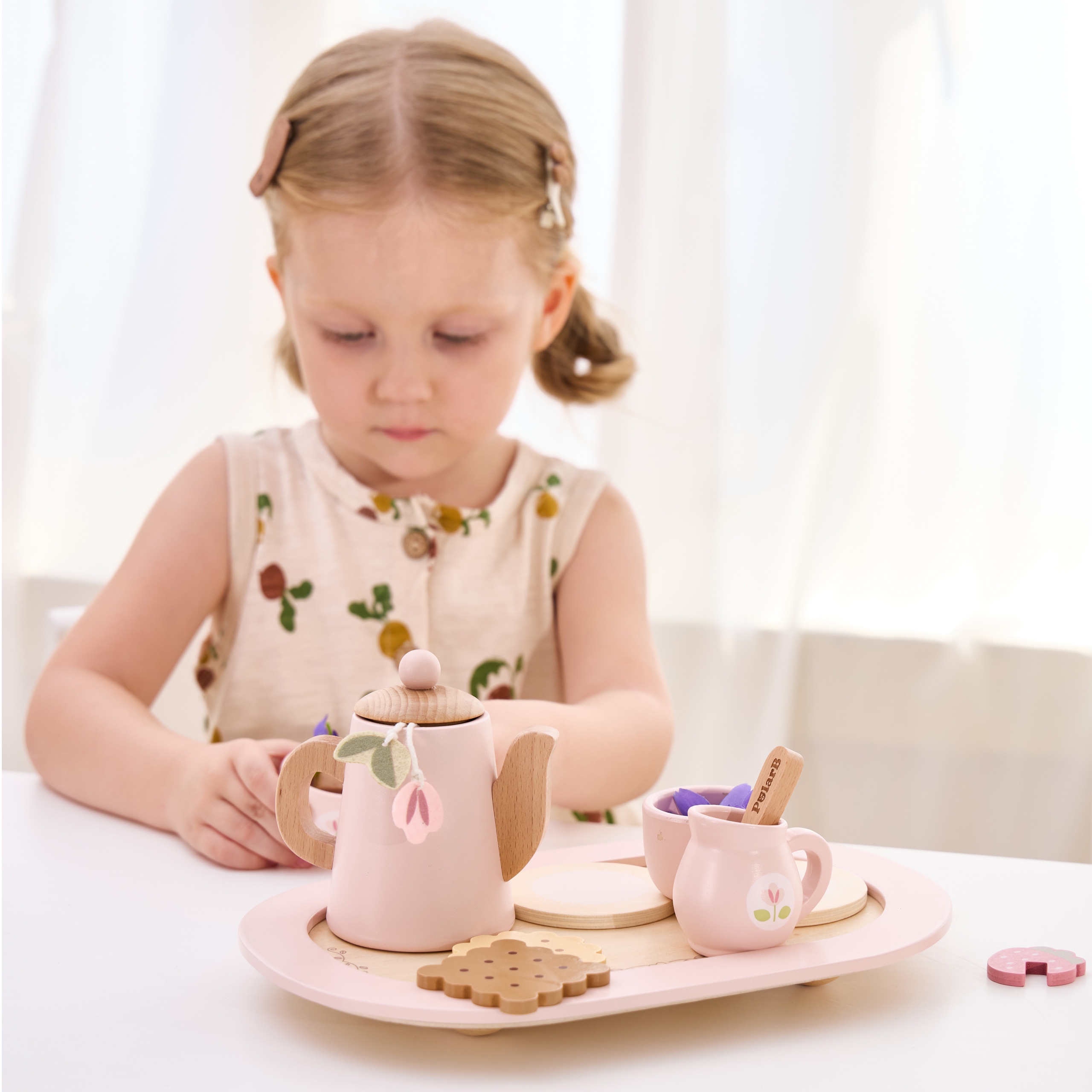 Herbaciane Przyjęcie PolarB - Drewniany Zestaw Montessori