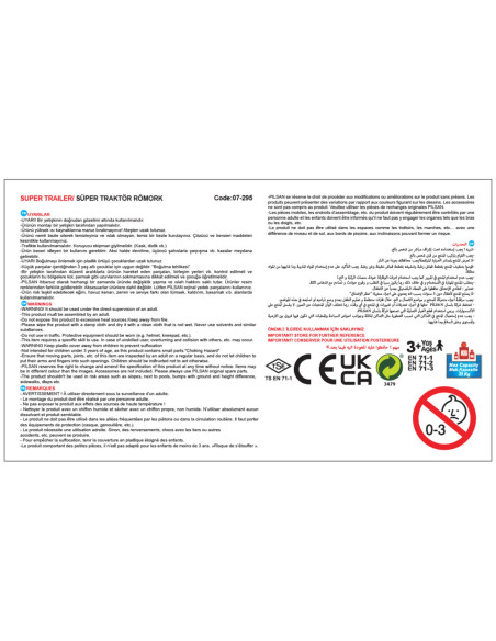 WOOPIE Przyczepka Wywrotka SUPER TARILER Czerwona 35 kg