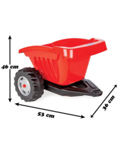 WOOPIE Przyczepka ACTIVE TARILER Czerwona 35 kg 2