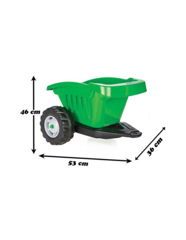 WOOPIE Przyczepka ACTIVE TARILER Zielona 35 kg
