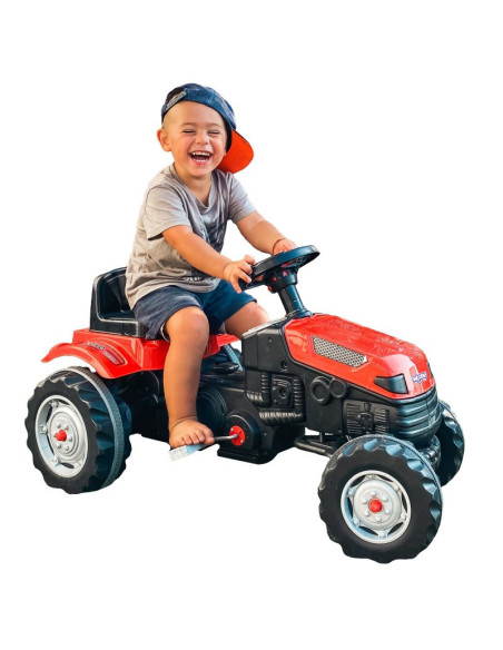 WOOPIE Traktor na Pedały Czerwony