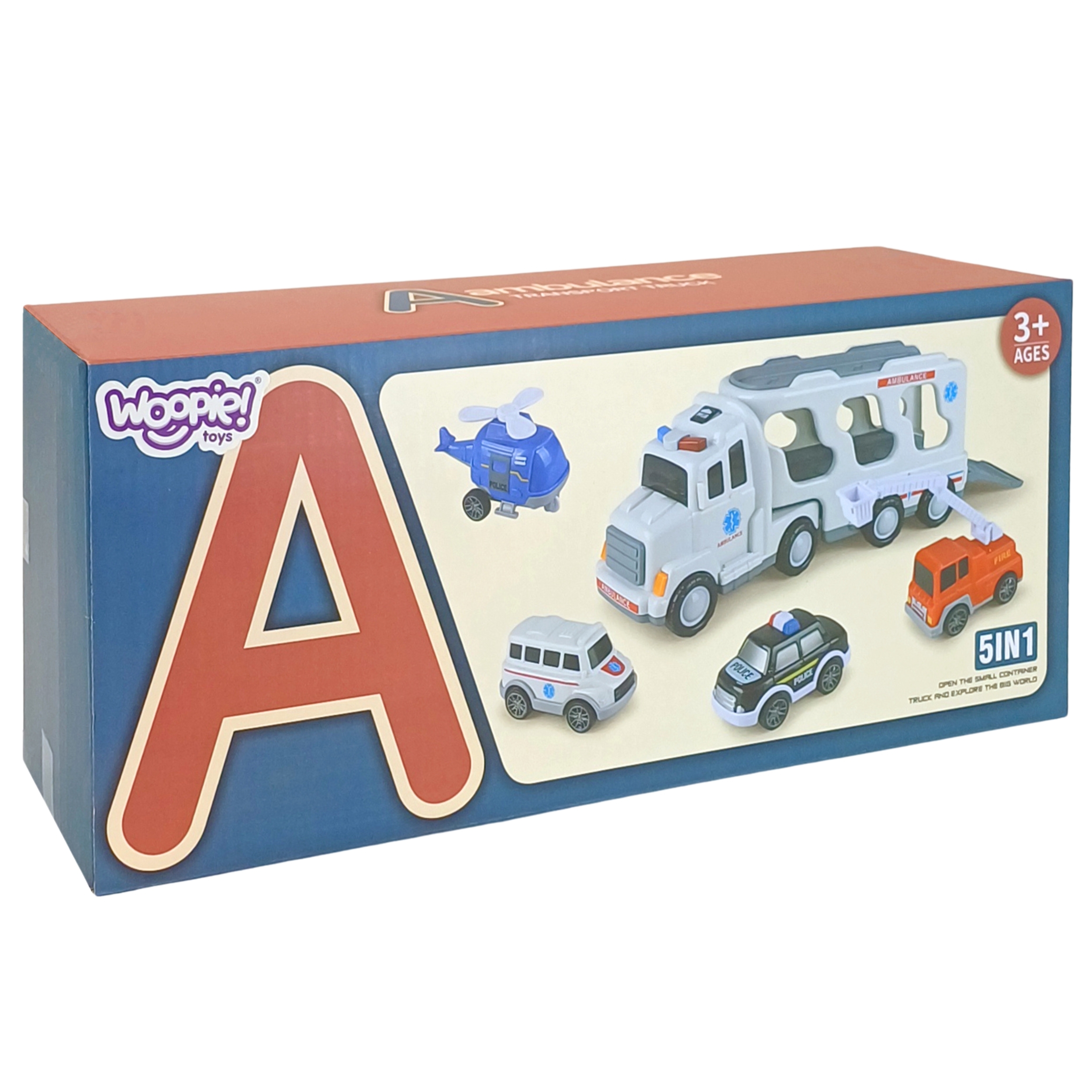 Laweta drogowa zestaw 5 aut - ambulans