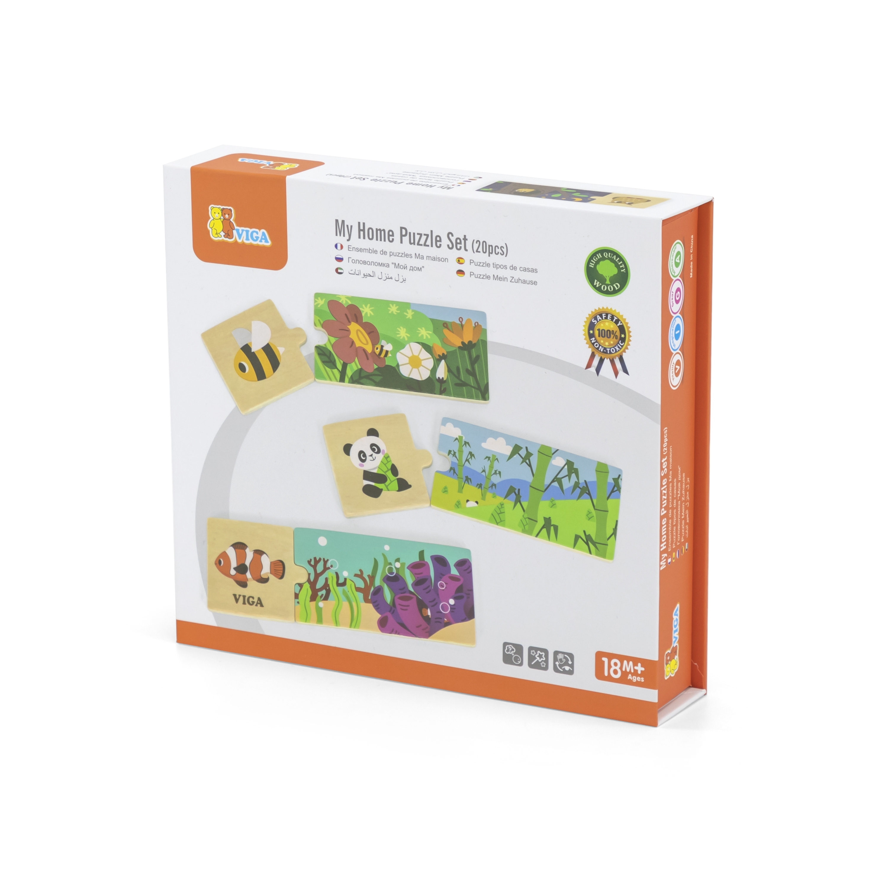 Puzzle logiczne ze zwierzętami układanka