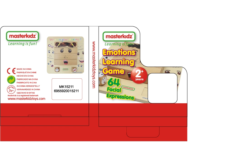 Nauka emocji gra drewniana montessori