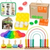 TOOKY TOY Box Pudełko XXL Montessori Edukacyjne 7w1 Sensoryczne 25-30 Mies.