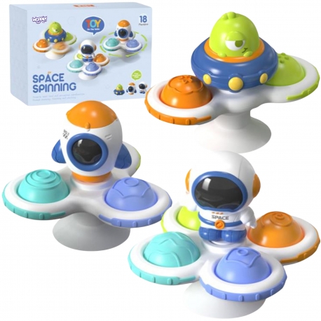 WOOPIE BABY Kosmiczny Spinner Pop-it Zabawka Sensoryczna Wymienne 3 szt.