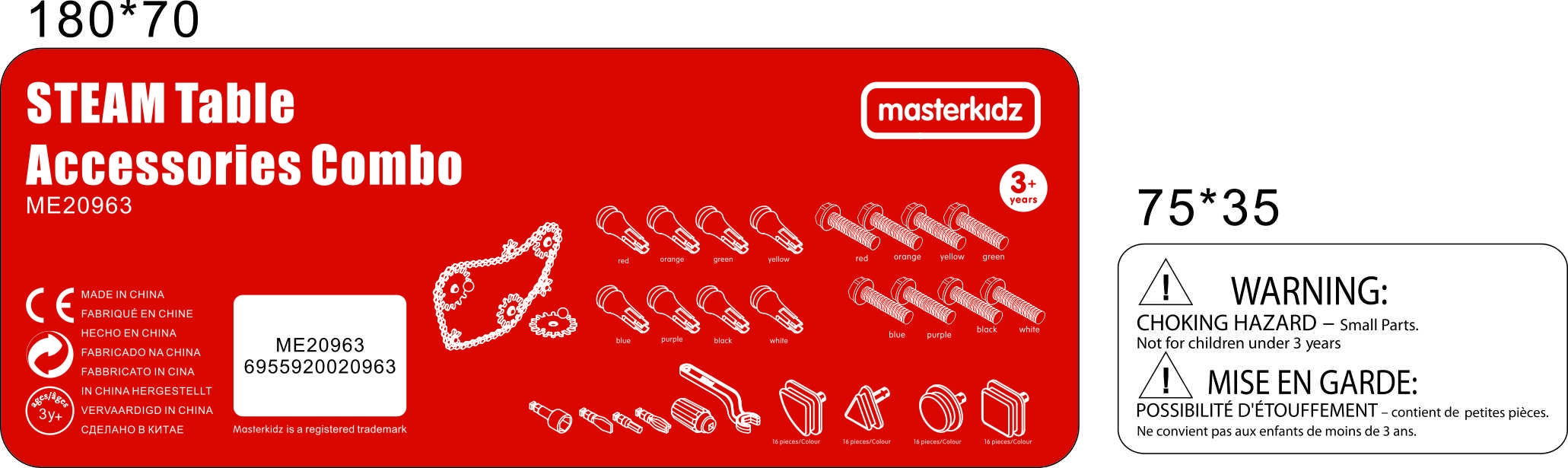 Zestaw akcesoriów mix kołeczki śrubki narzędzia 352 el.