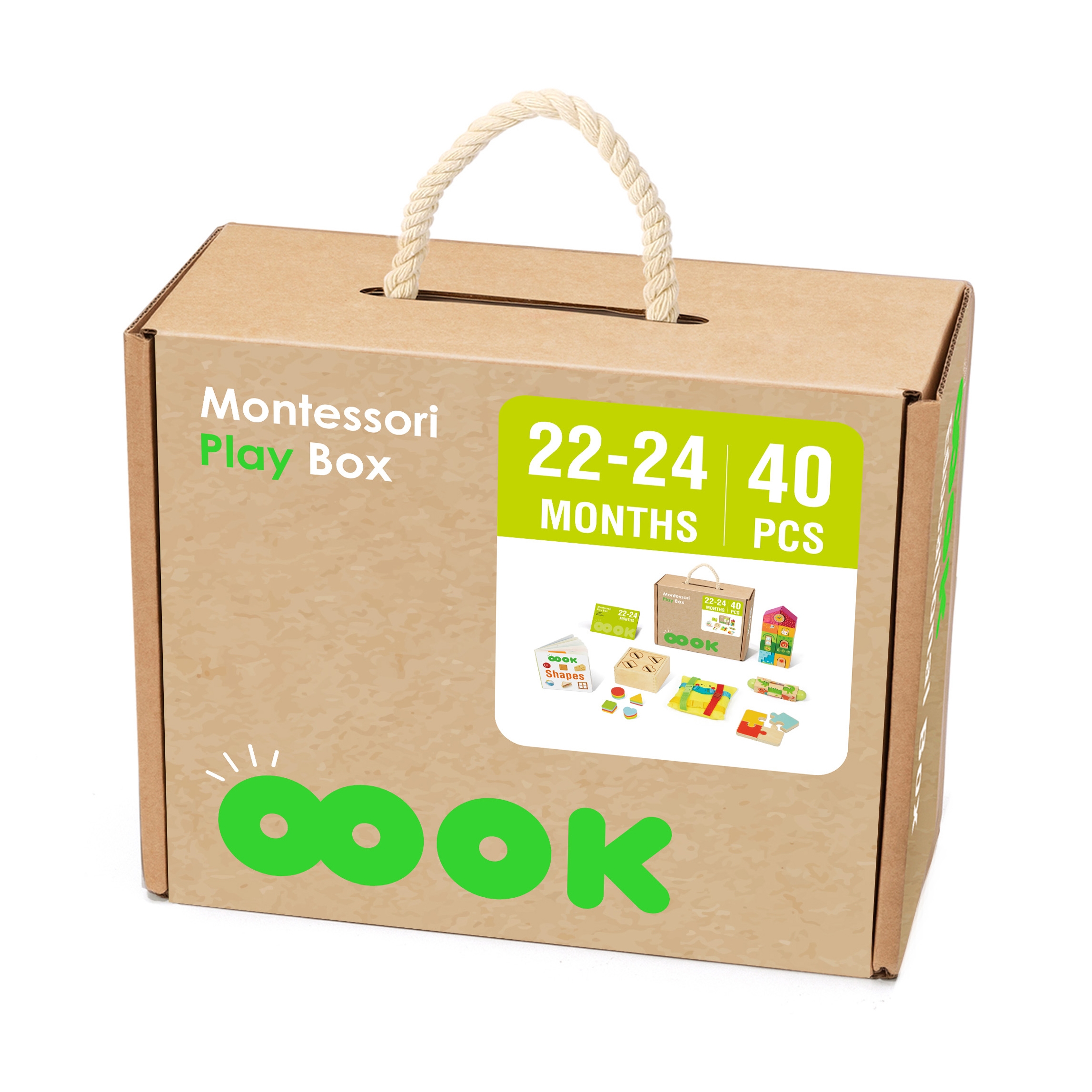 Tooky toy box pudełko xxl montessori edukacyjne 7w1 sensoryczne 22-24 mies
