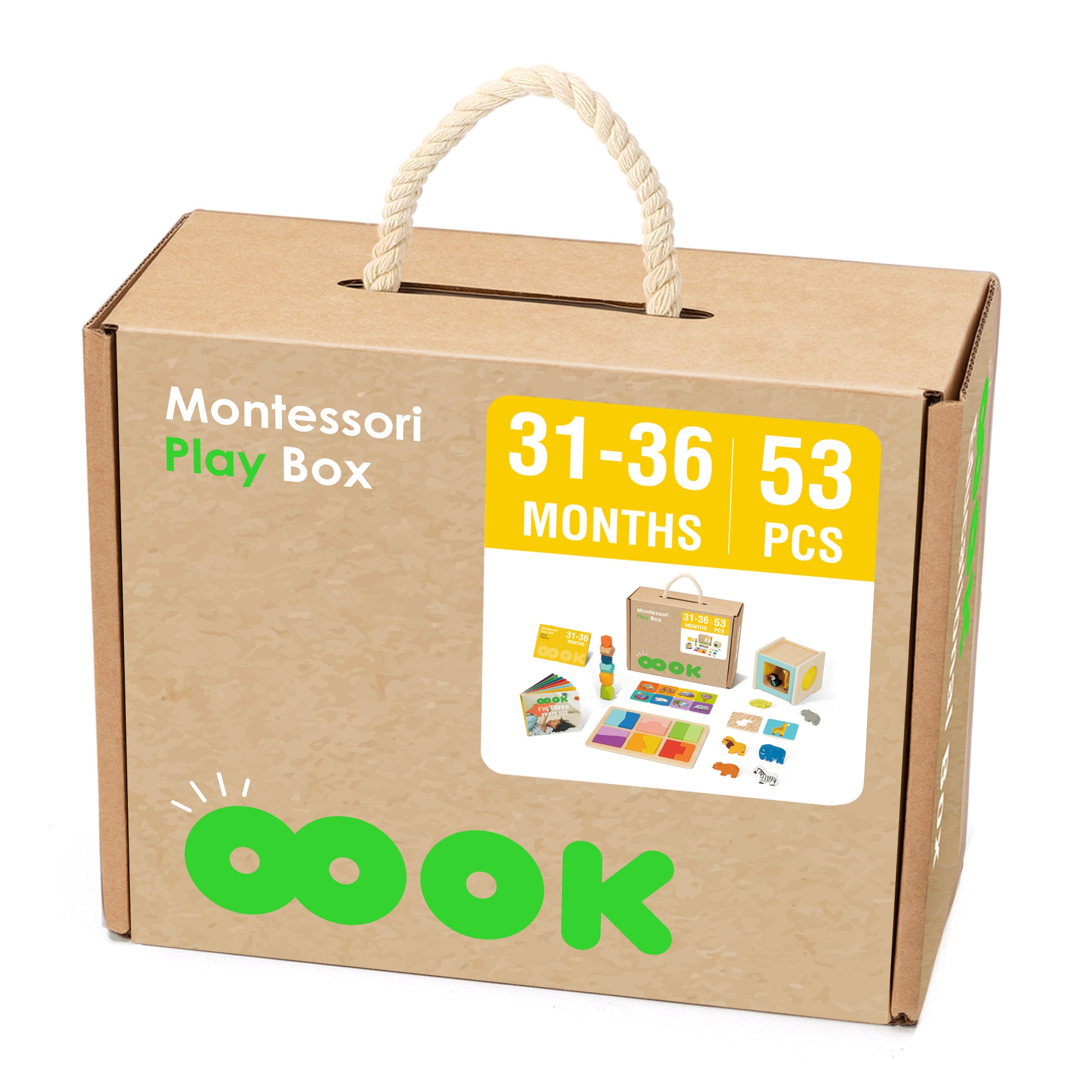 Box pudełko xxl montessori edukacyjne 7w1 sensoryczne 31-36 mies.