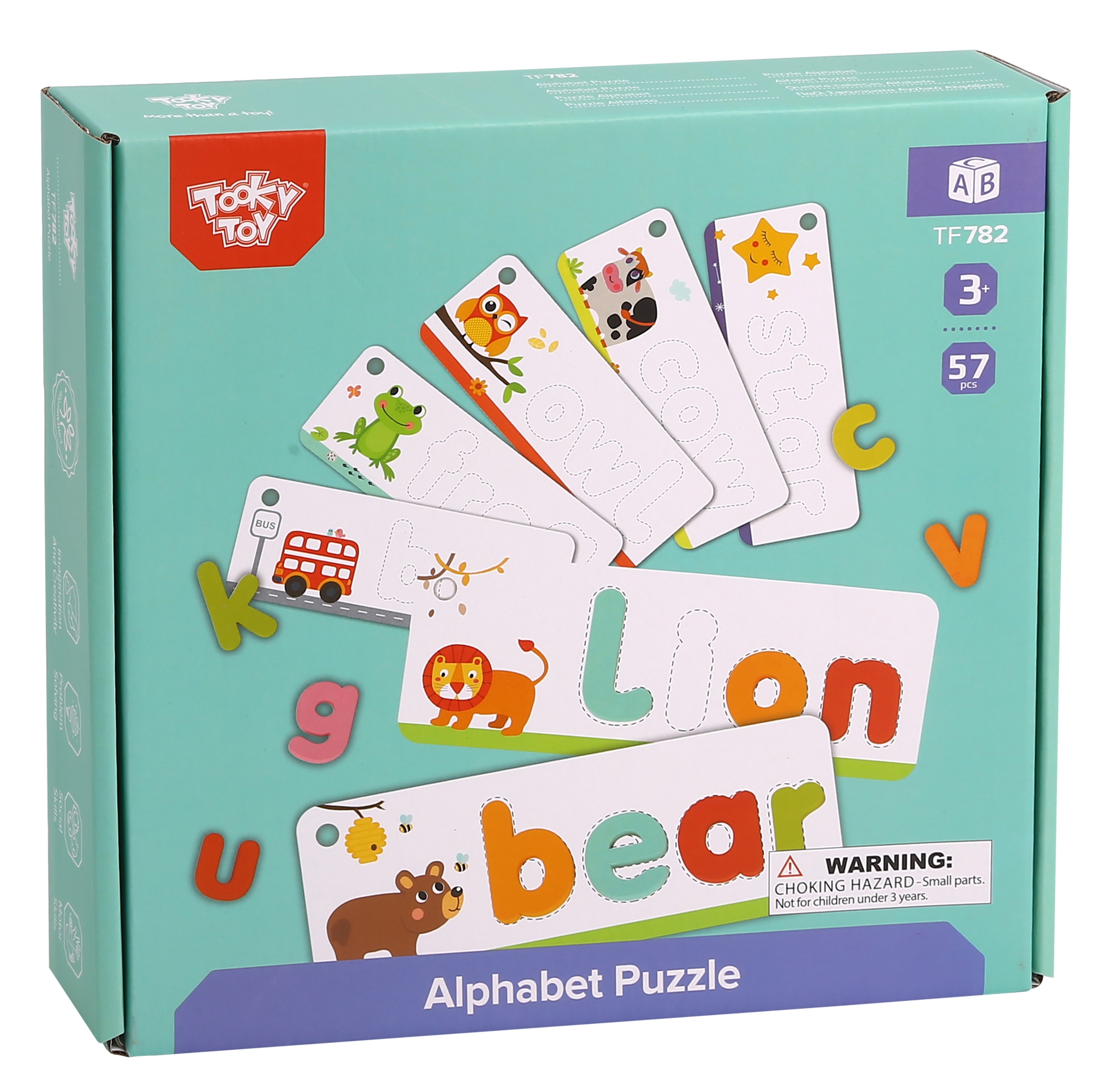 Alfabetowe Zoo - Puzzle Montessori