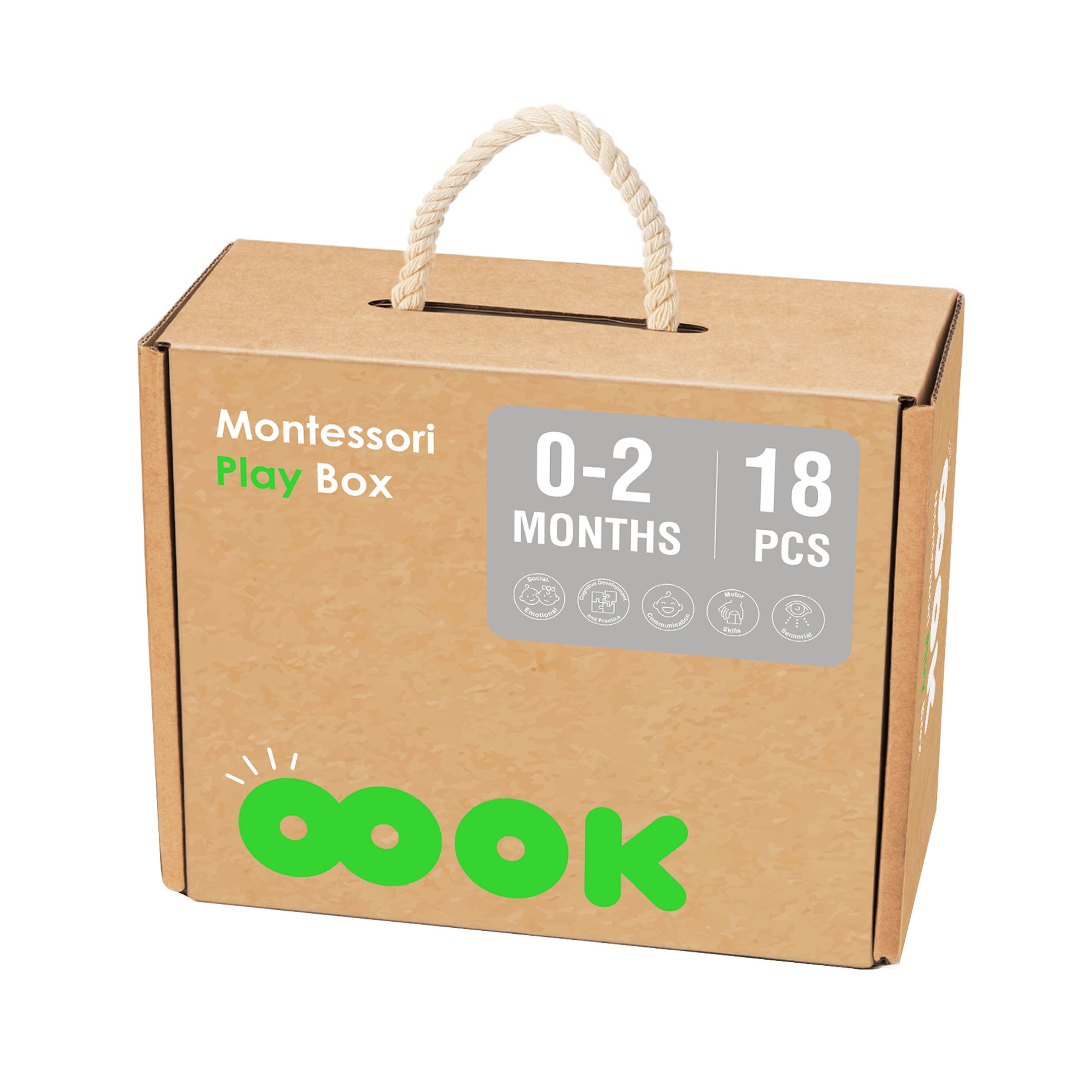 Box pudełko xxl montessori edukacyjne 7w1 sensoryczne 0-2 mies