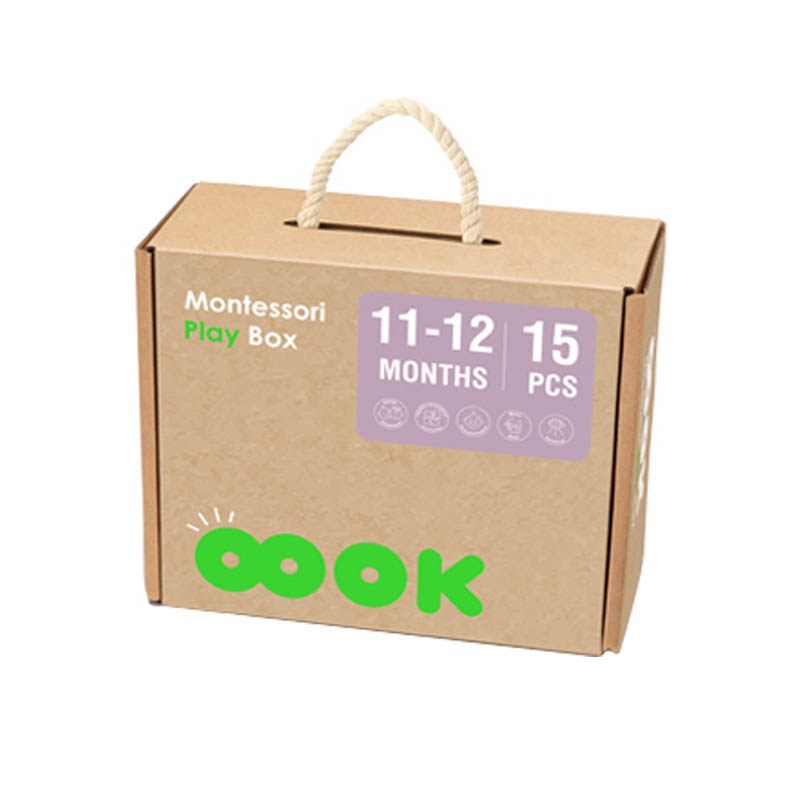 Box pudełko xxl montessori edukacyjne 5w1 sensoryczne 11-12 mies