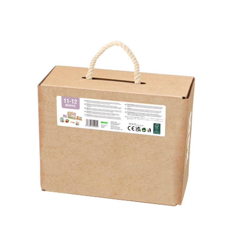 Box pudełko xxl montessori edukacyjne 5w1 sensoryczne 11-12 mies