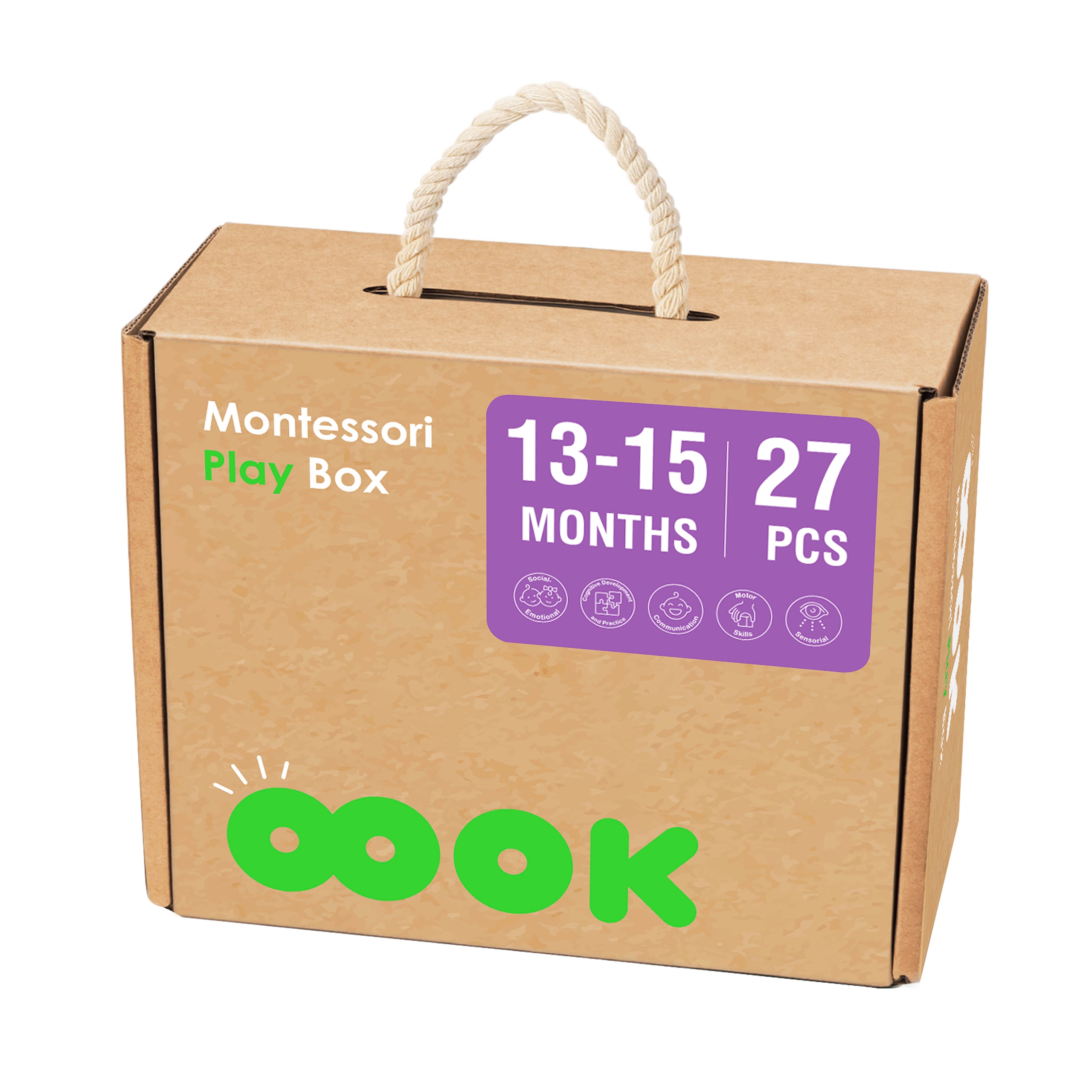 Box pudełko xxl montessori edukacyjne 6w1 sensoryczne 13-15 mies
