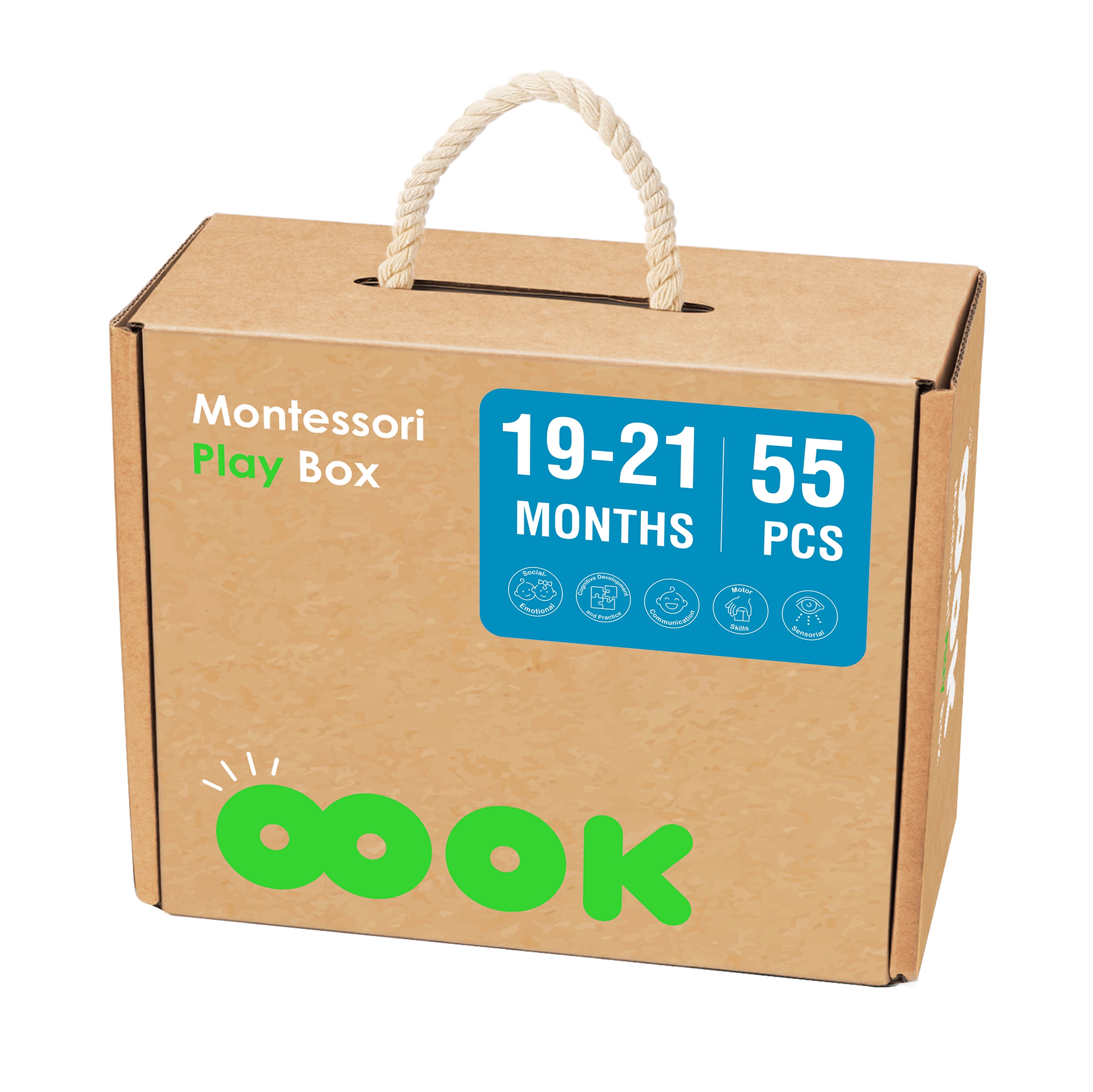 Box pudełko xxl montessori edukacyjne 7w1 sensoryczne 19-21 mies.