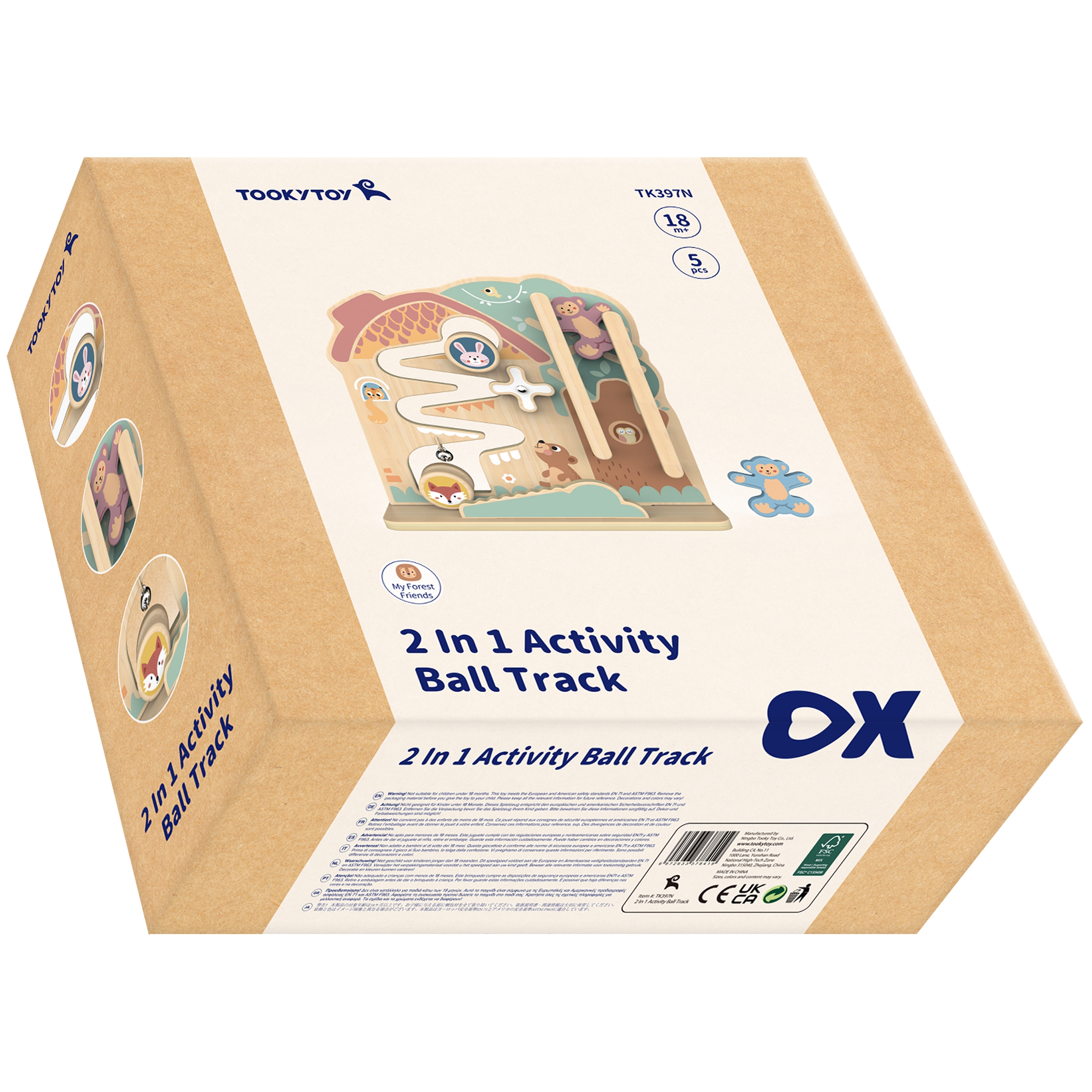 Labirynt tablica edukacyjna tor 2w1 labirynt drewniany