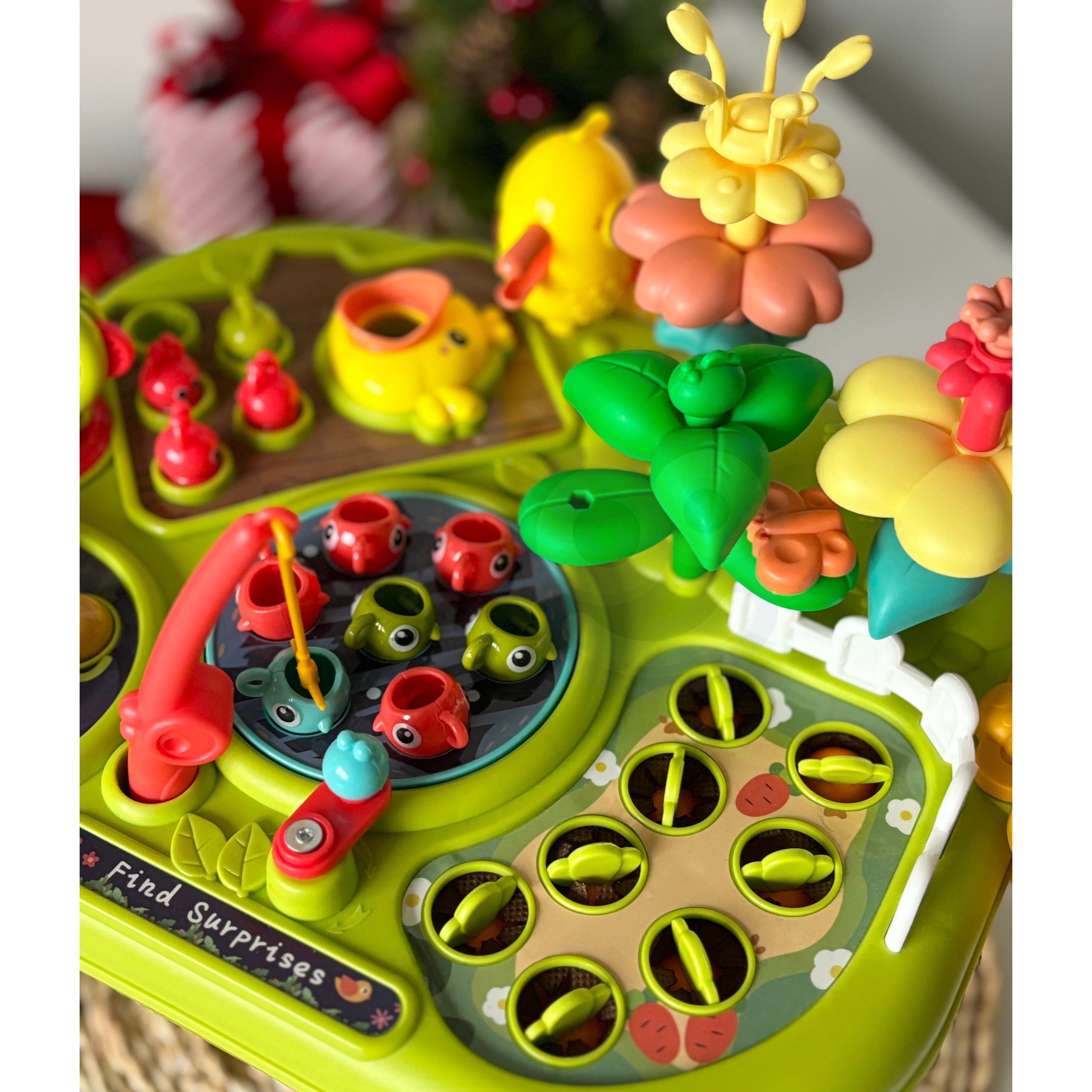 Interaktywny multistolik edukacyjny 8w1 montessori