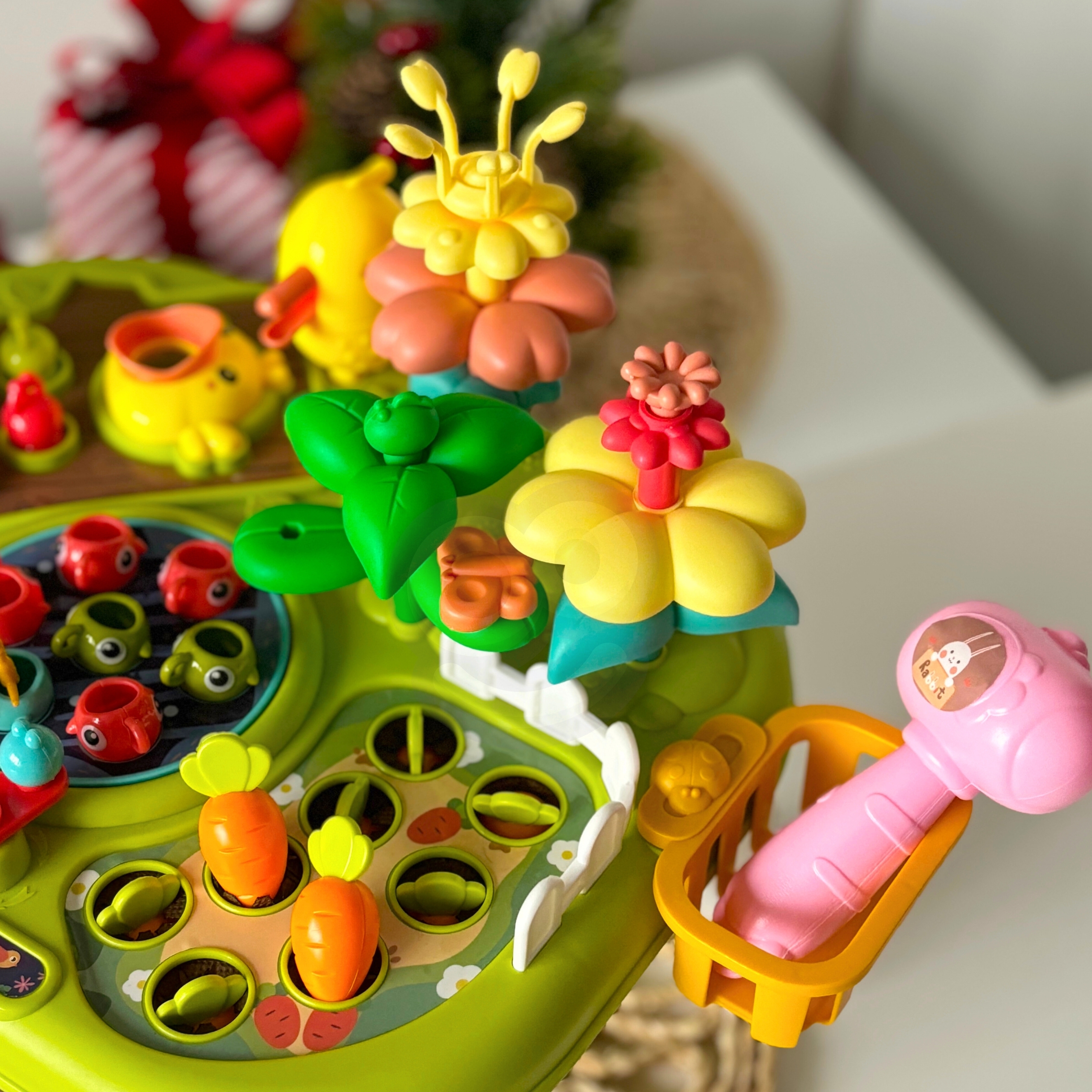Interaktywny multistolik edukacyjny 8w1 montessori