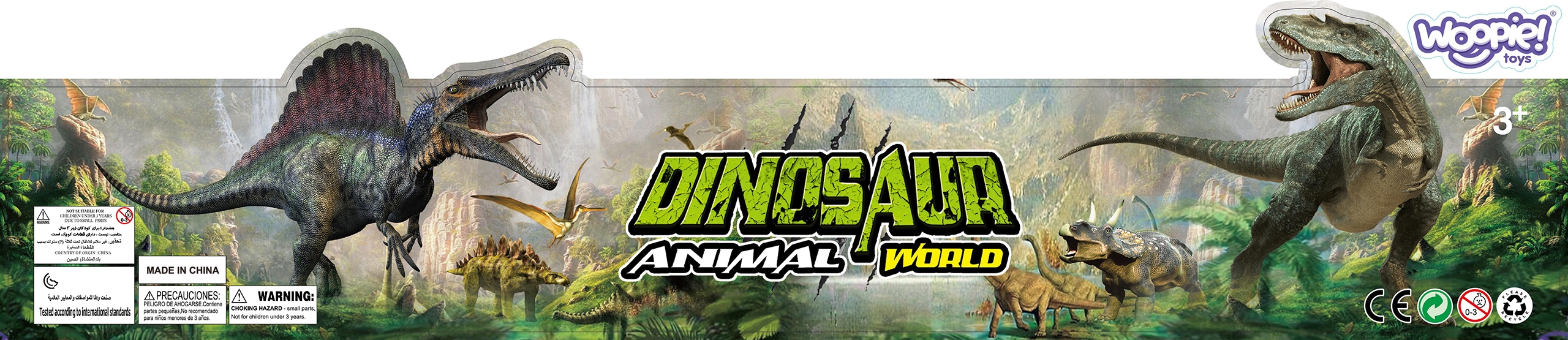 Zestaw figurki dinozaury 34 szt.