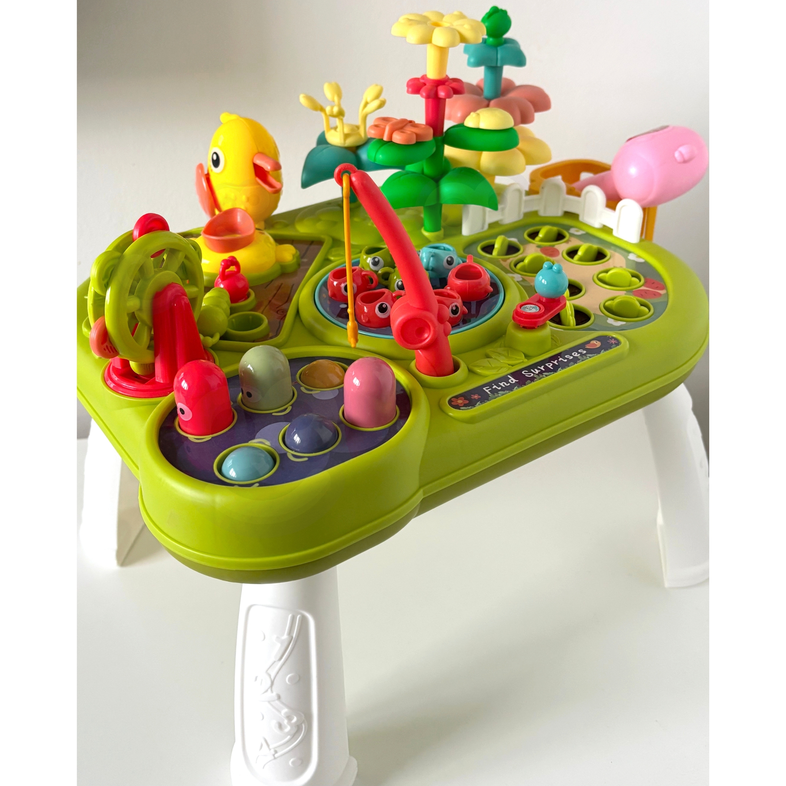 Interaktywny multistolik edukacyjny 8w1 montessori