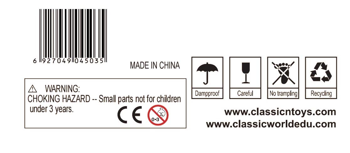 CLASSIC WORLD EDU Instrument Muzyczny Dzwoneczki dla Dzieci