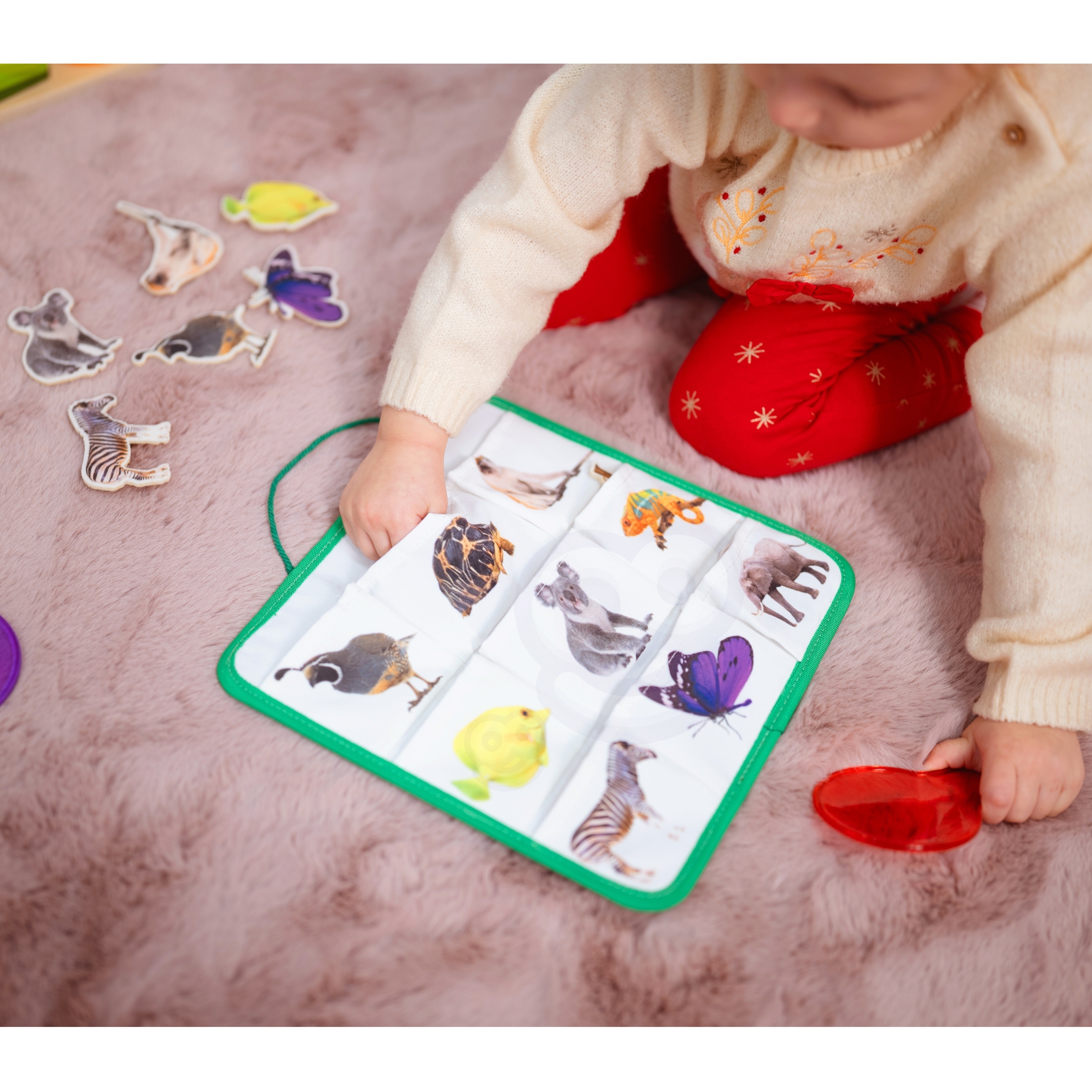 Box pudełko xxl montessori edukacyjne 7w1 sensoryczne 25-30 mies.