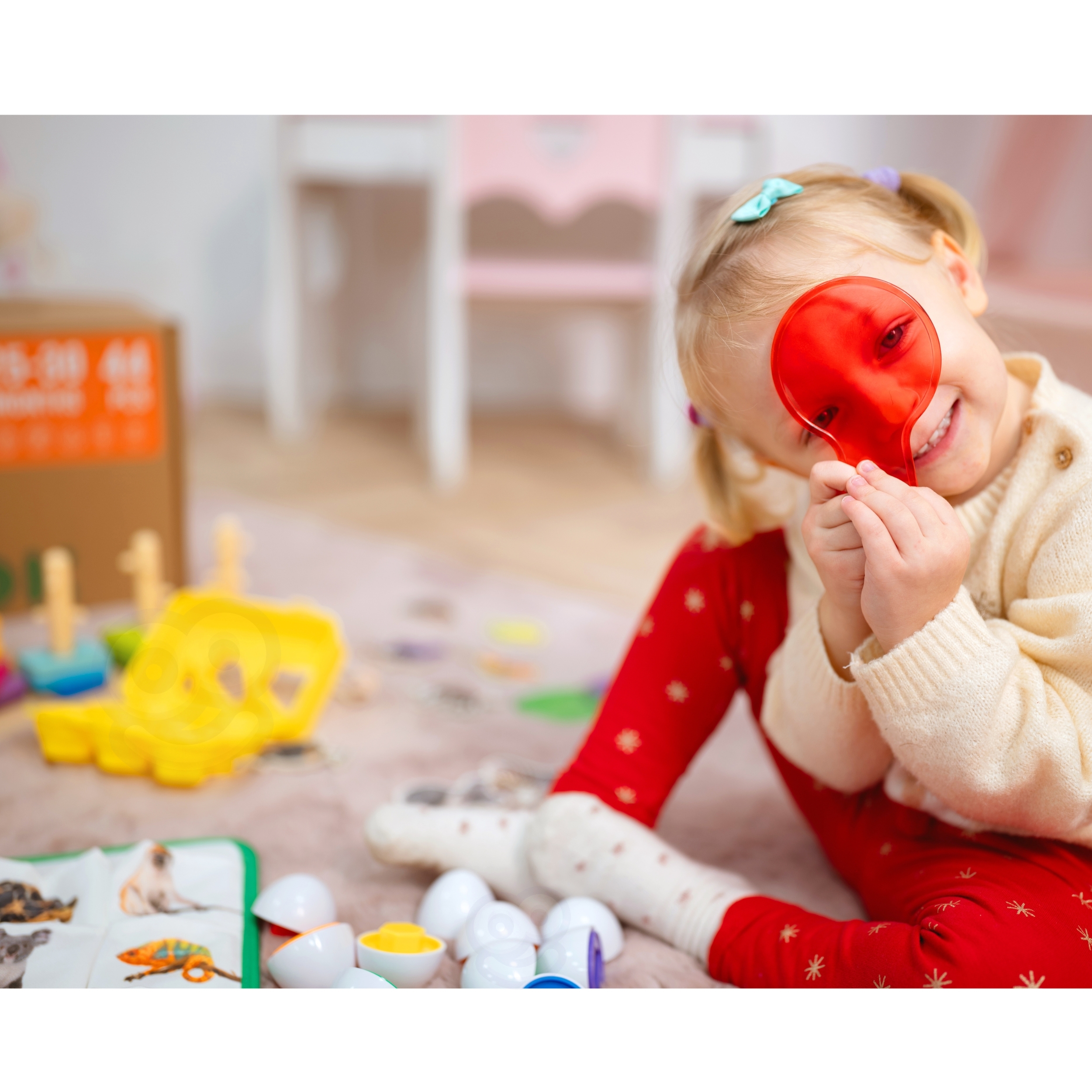 Box pudełko xxl montessori edukacyjne 7w1 sensoryczne 25-30 mies.